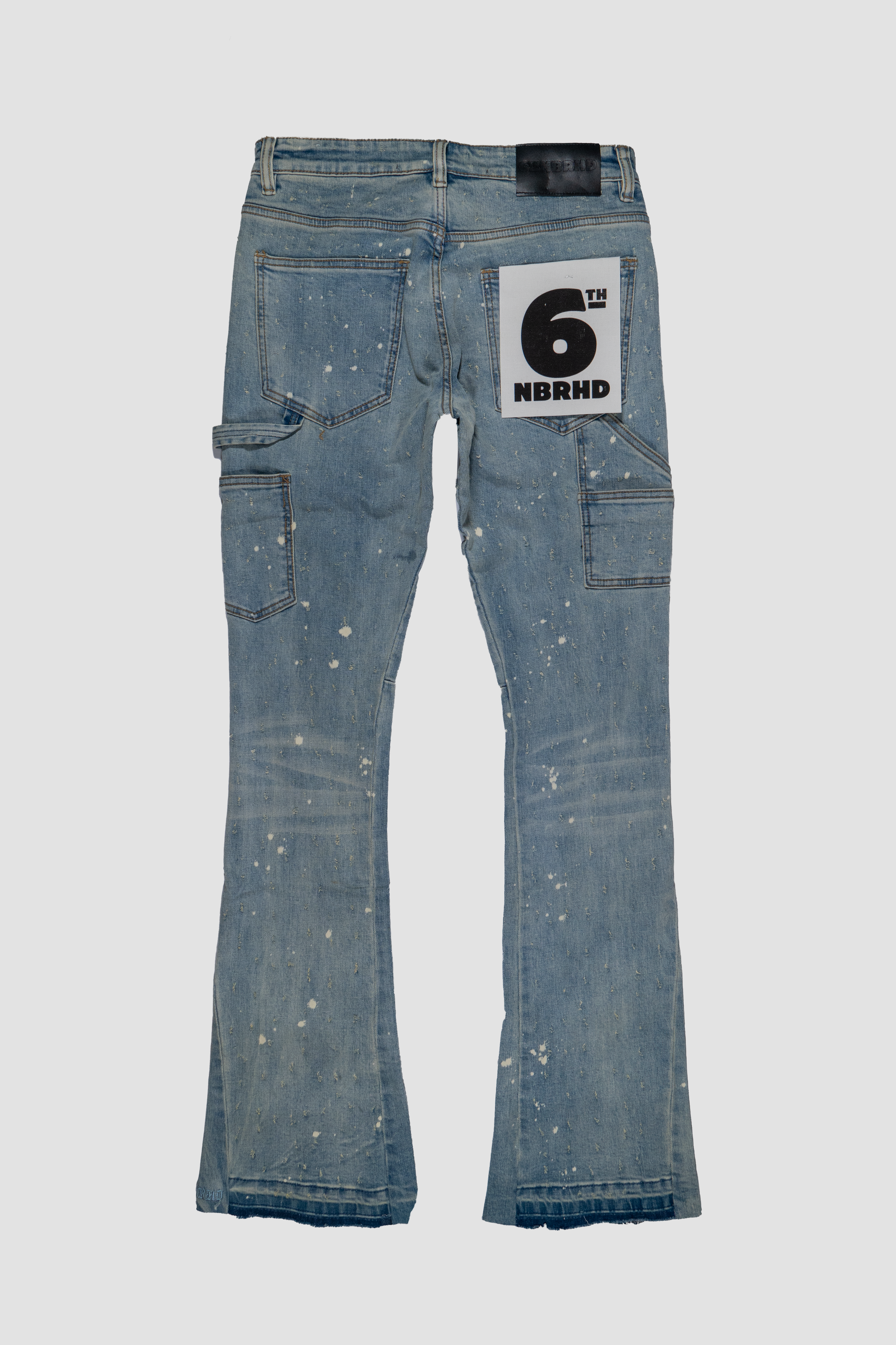 6thNBRHD STACKED "SCARS" -LT BLUE WASH