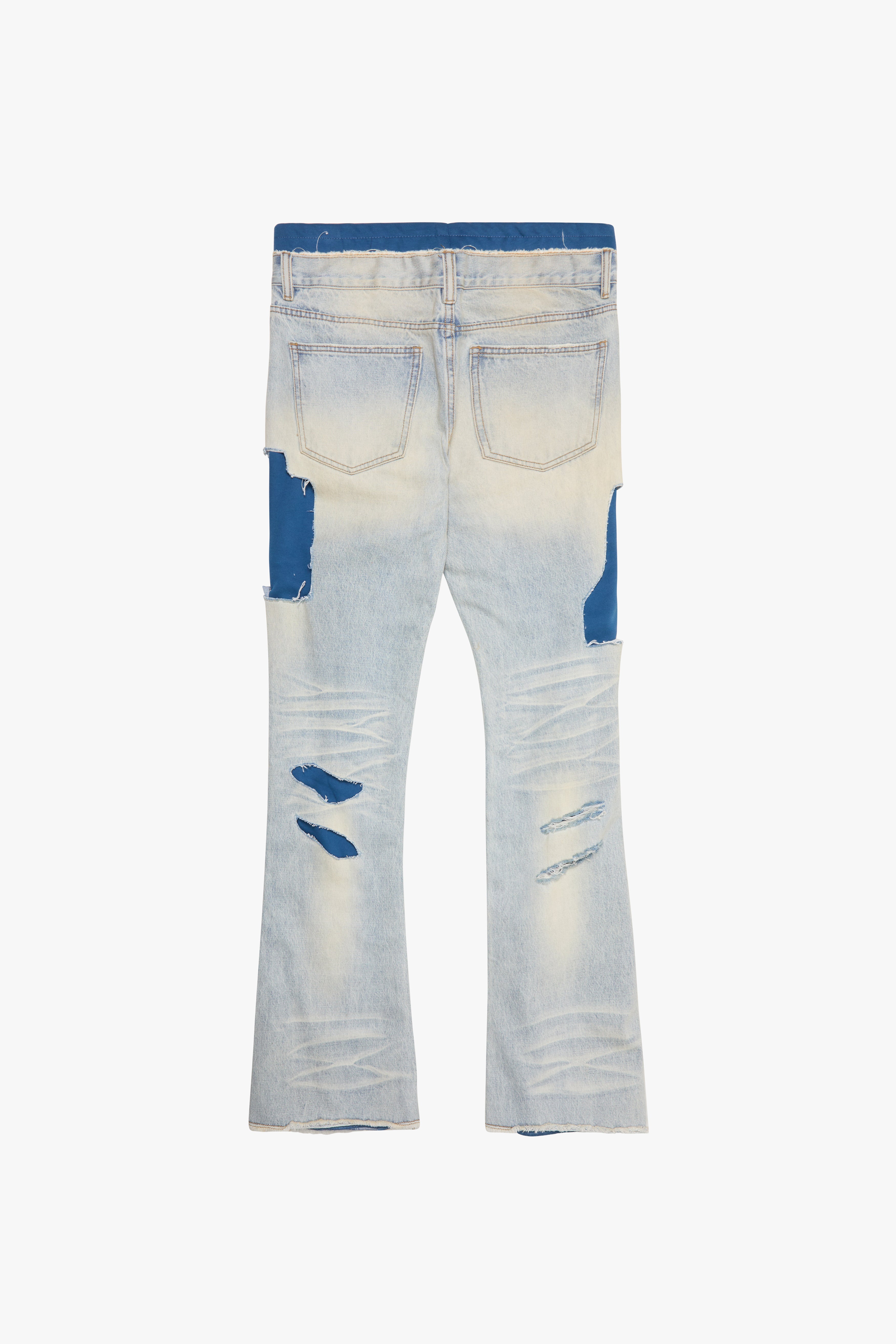 "Samba" Stacked Jeans Light Wash