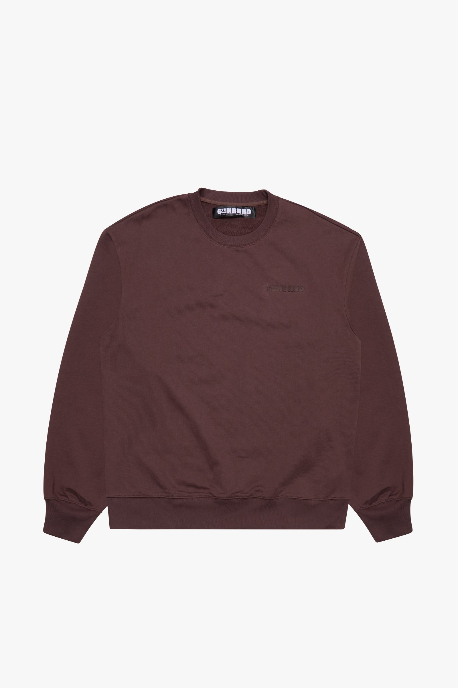 "Esntl 2.0" Crewneck Sweatshirt Brown