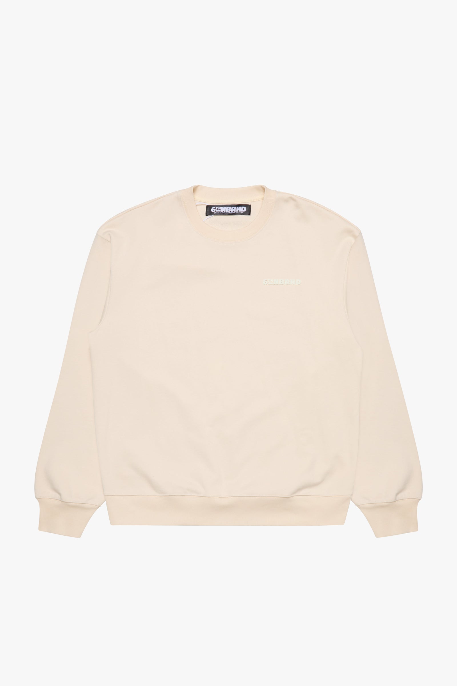 "Esntl 2.0" Crewneck Sweatshirt Cream