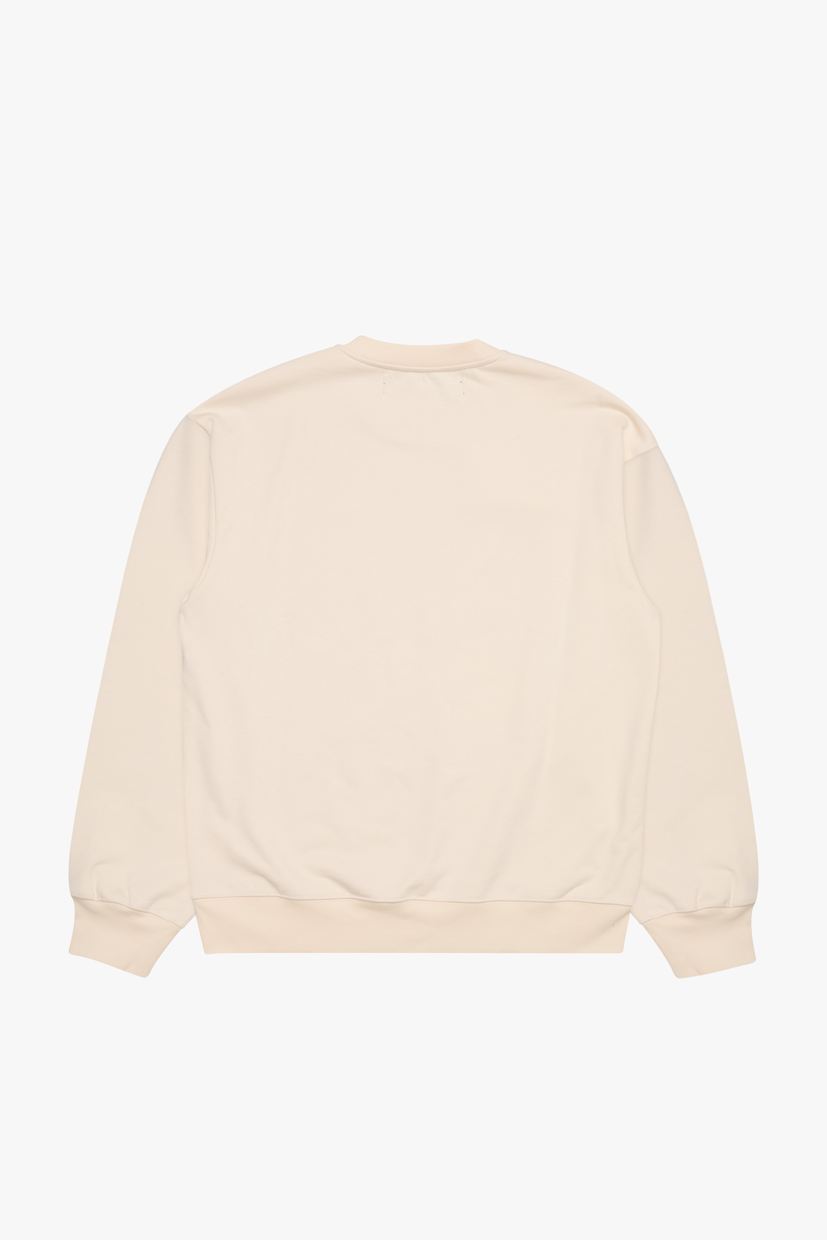 "Esntl 2.0" Crewneck Sweatshirt Cream