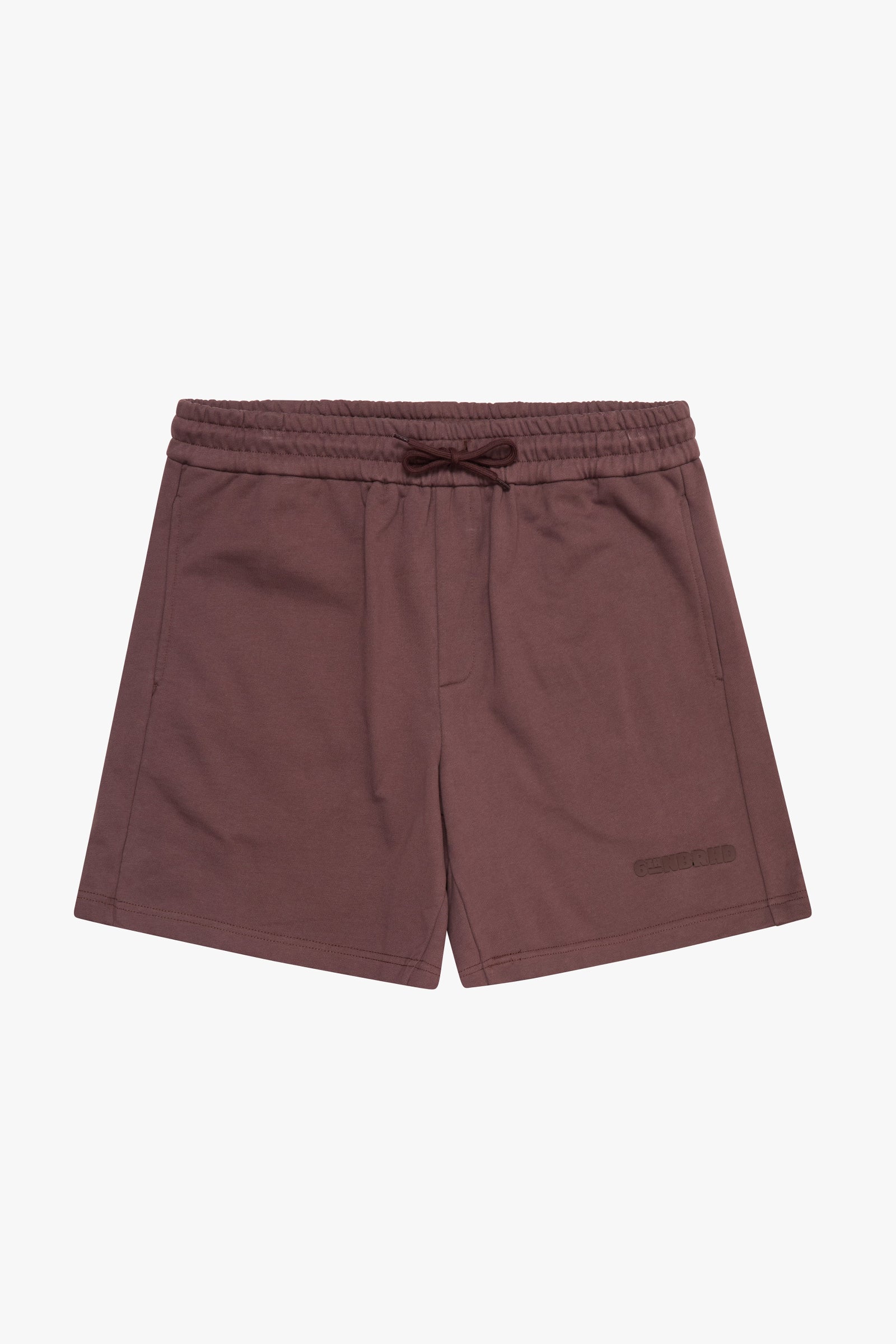 "Esntl 2.0" Mid-Rise Shorts Brown