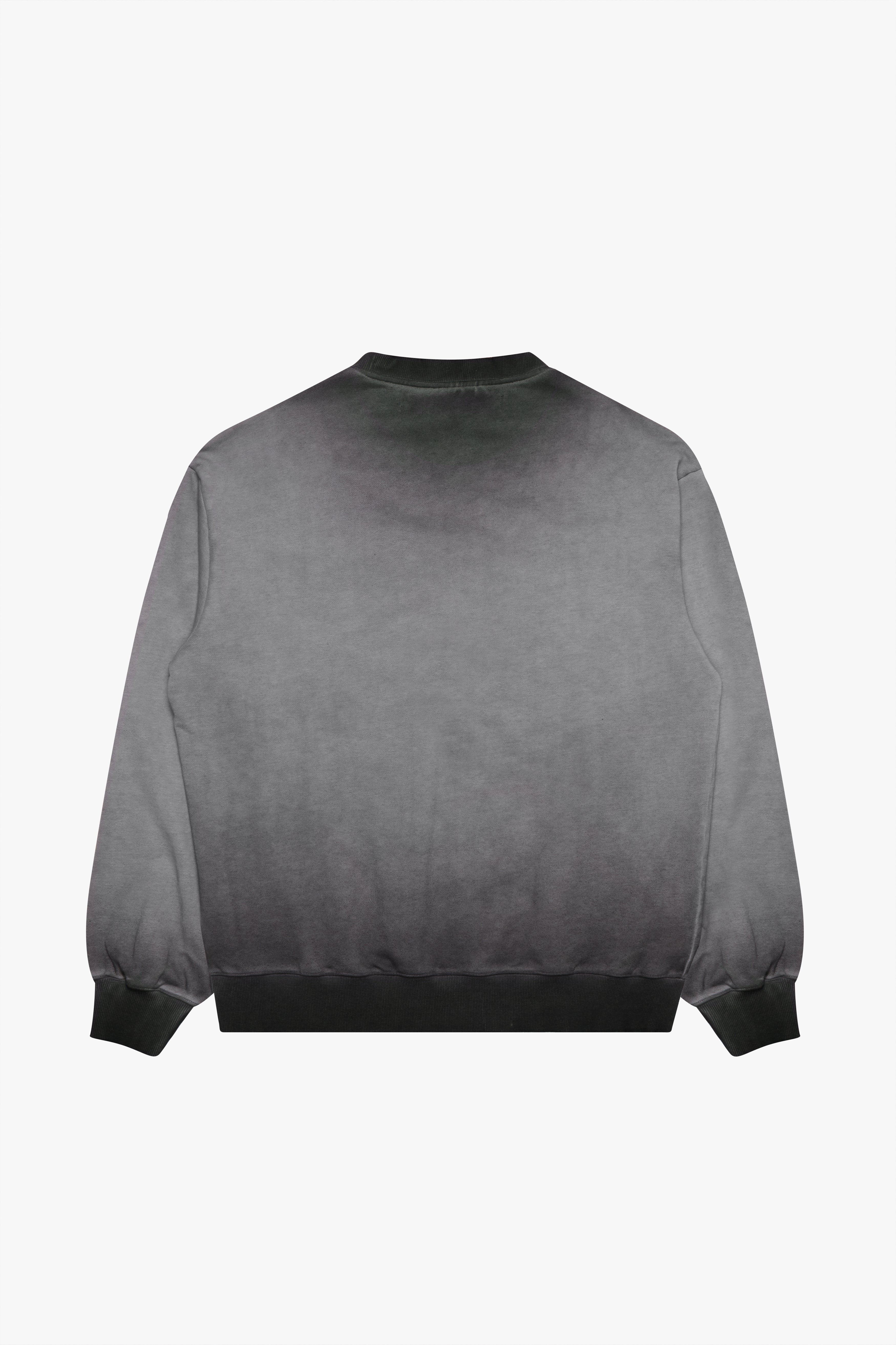 "Esntl 2.0" Crewneck Sweatshirt Vintage Grey
