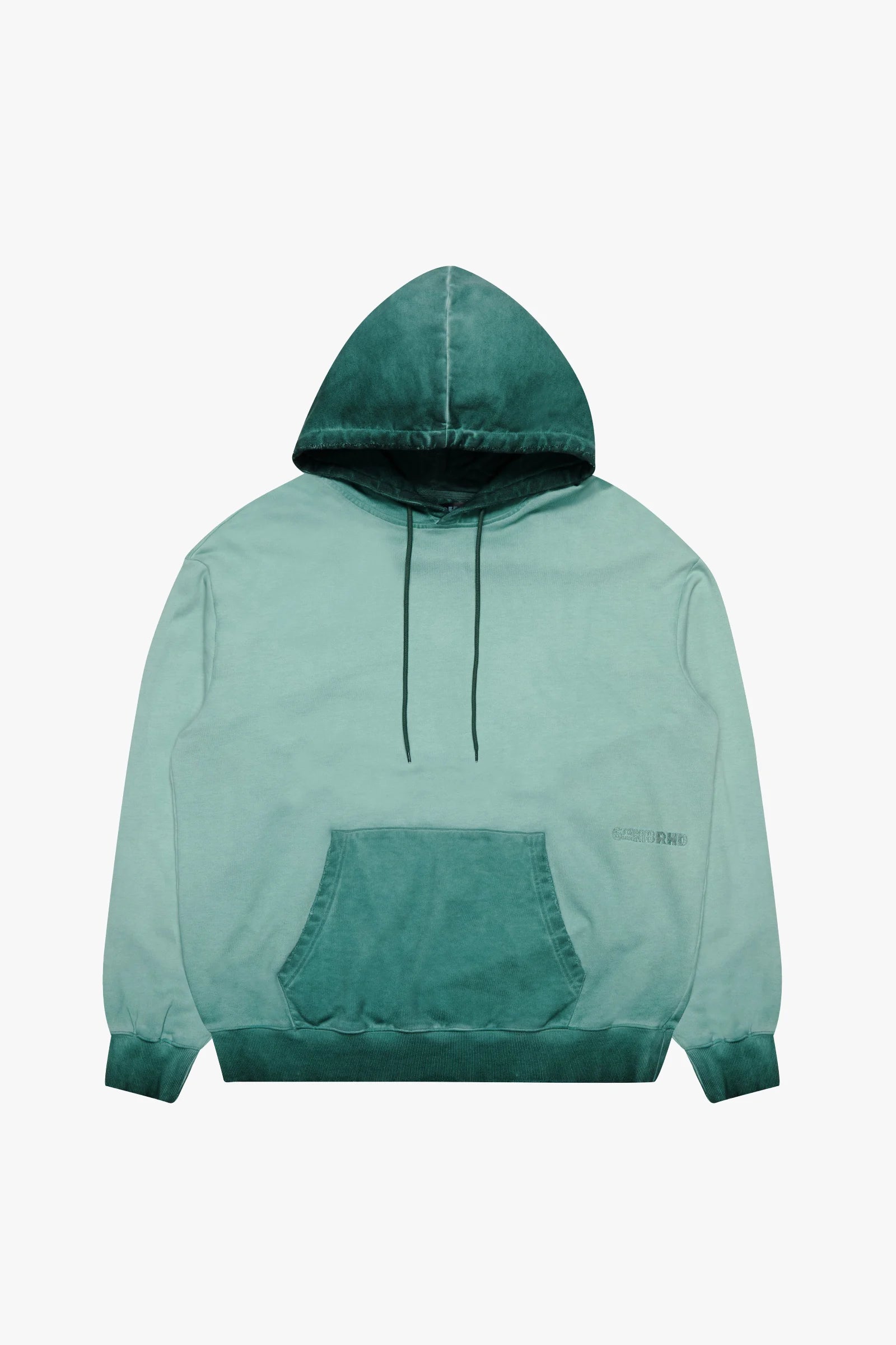 "Esntl 2.0" Relaxed Pullover Hoodie Green