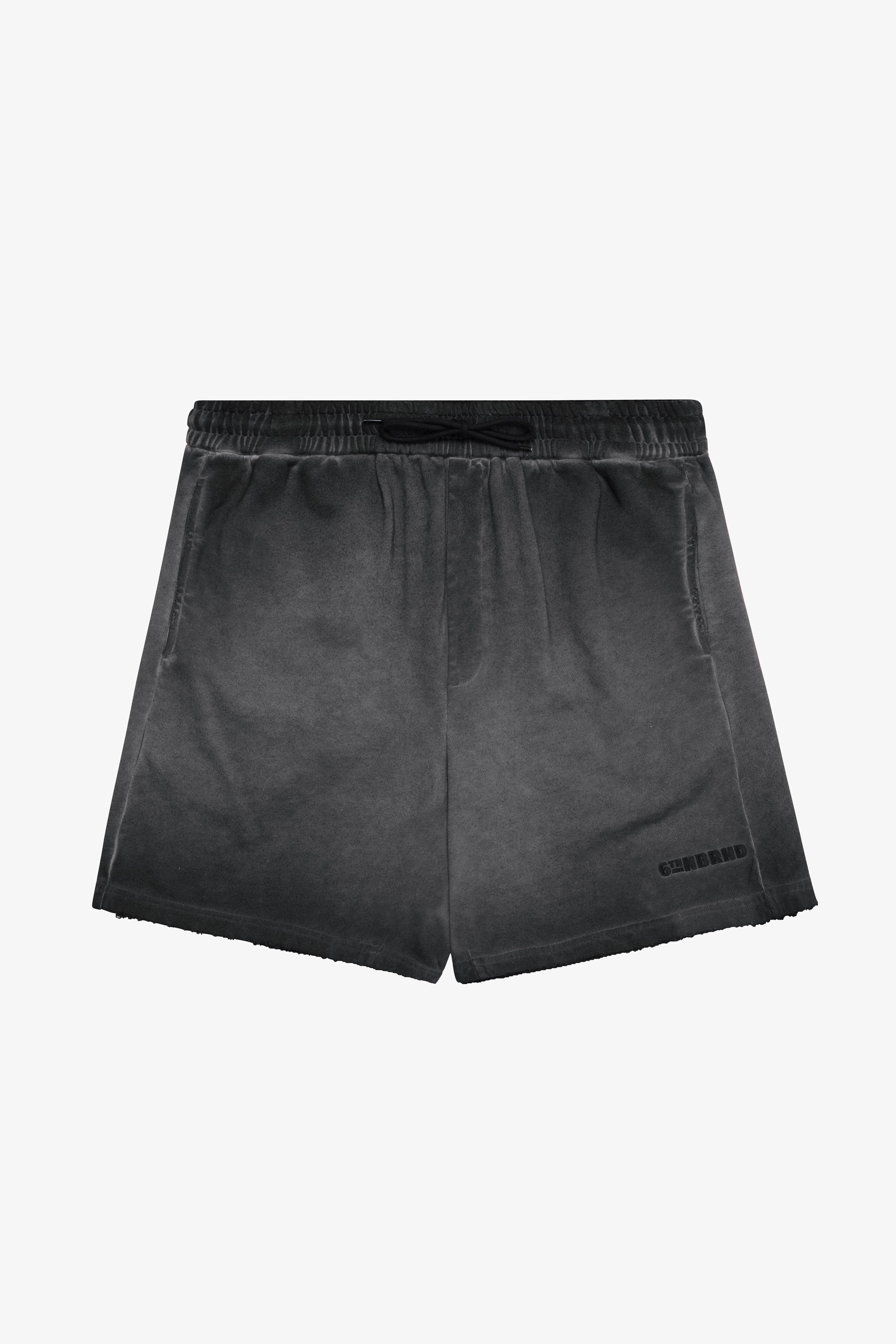 6thNBRHD SHORTS "ESNTL 2.0" VINTAGE BLACK