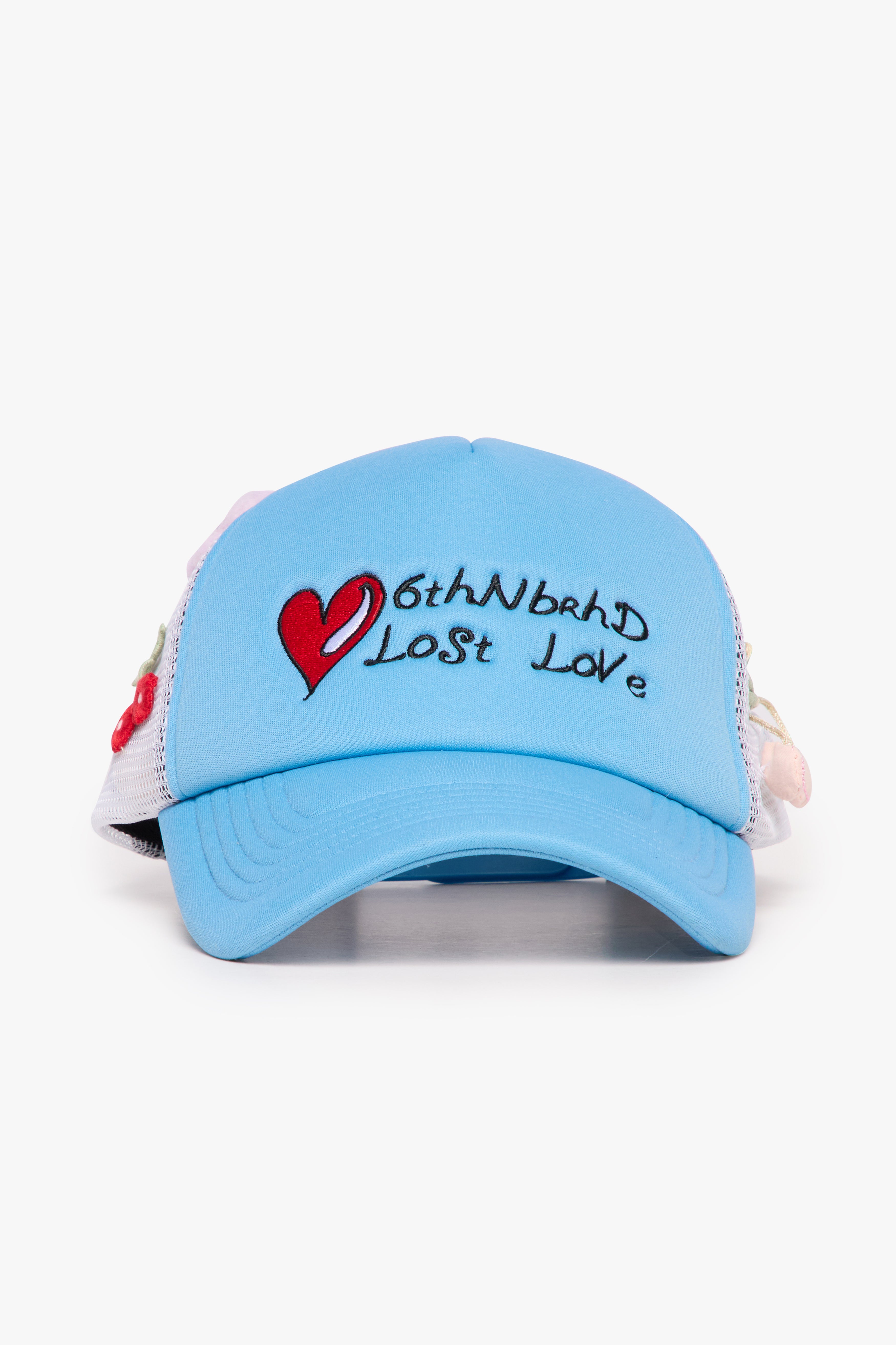 "Lost" Trucker Hat Baby Blue