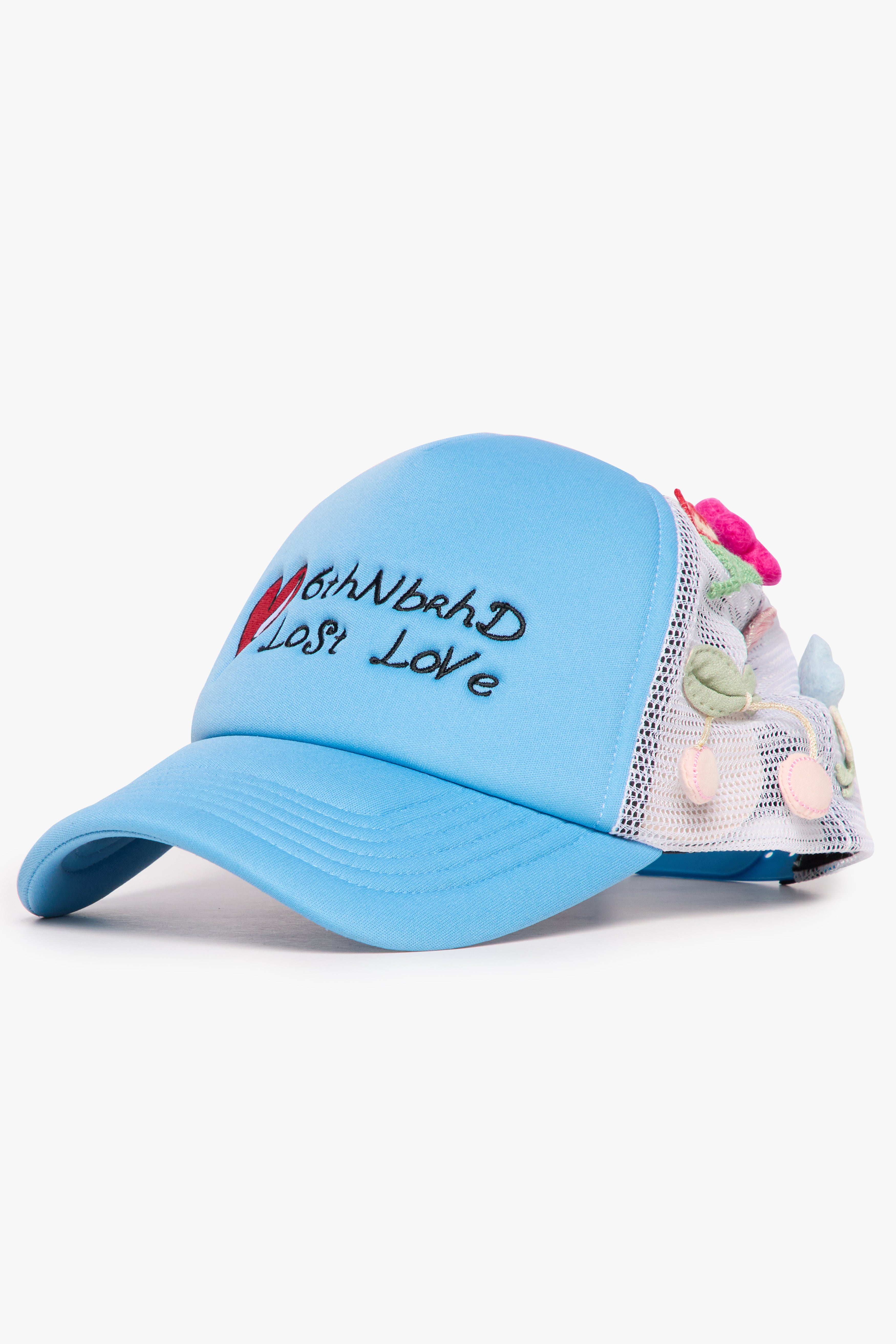 "Lost" Trucker Hat Baby Blue