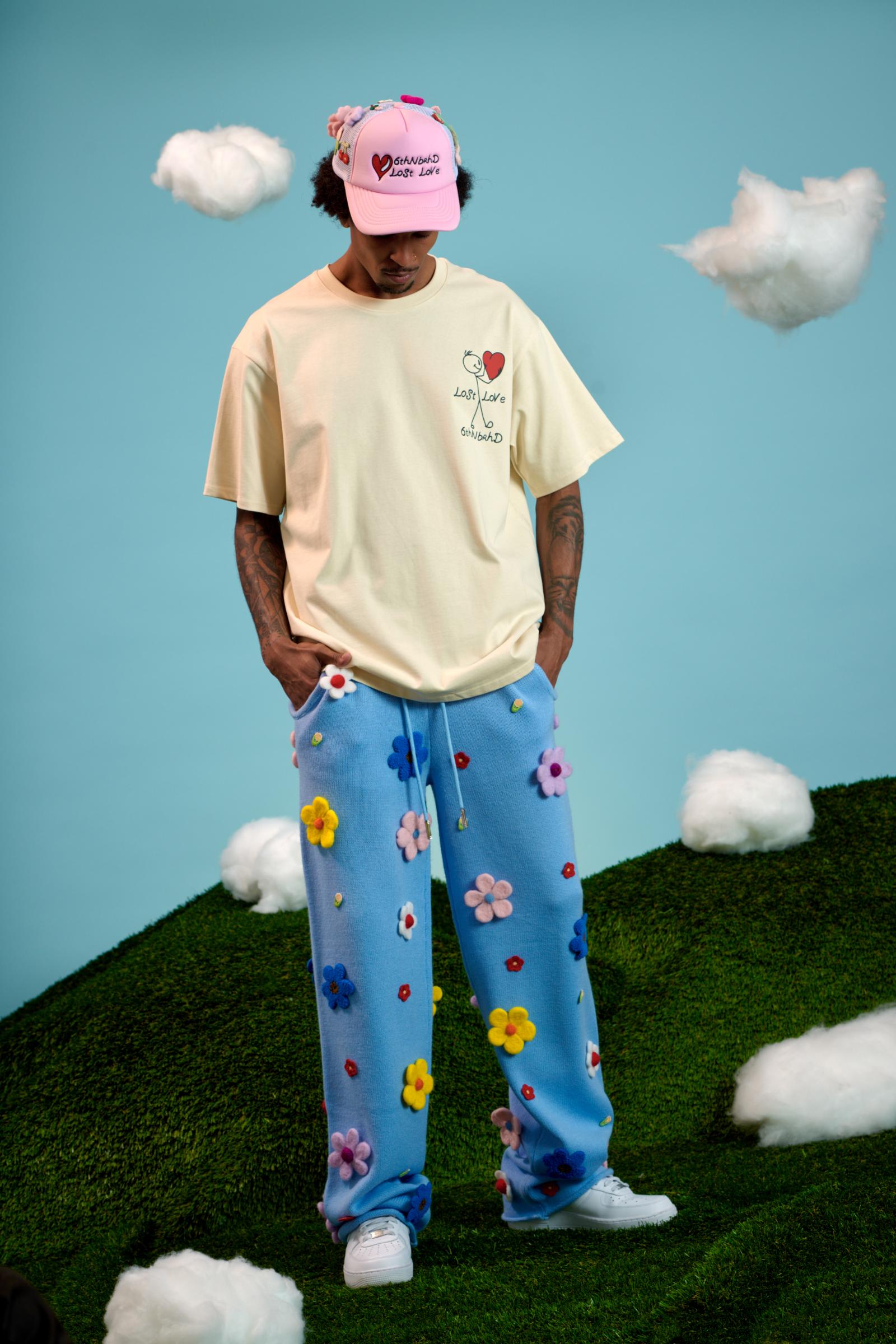 "Yes/No" Graphic Tee Cream