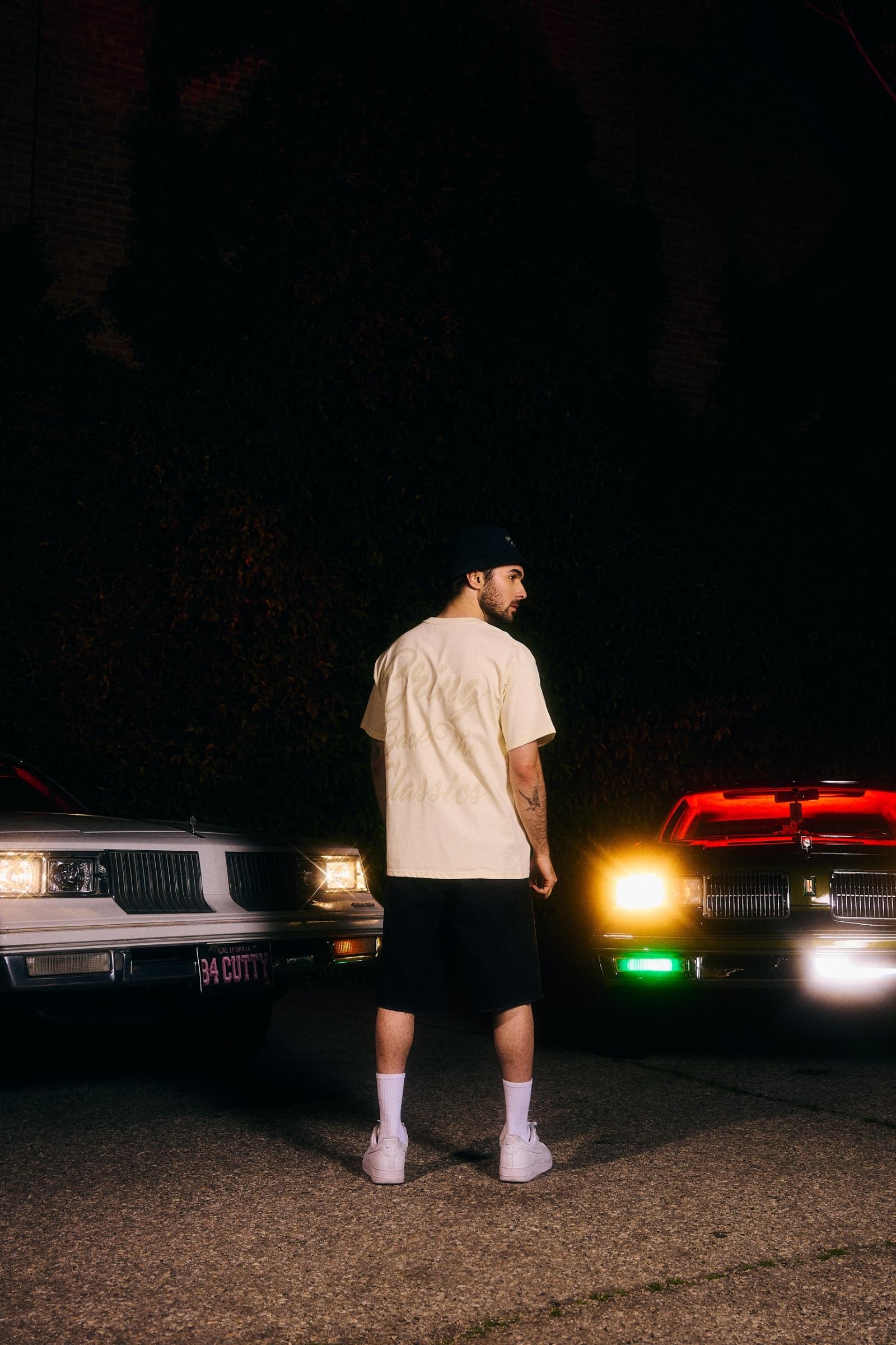 "Classic Is Back" Graphic Tee Cream