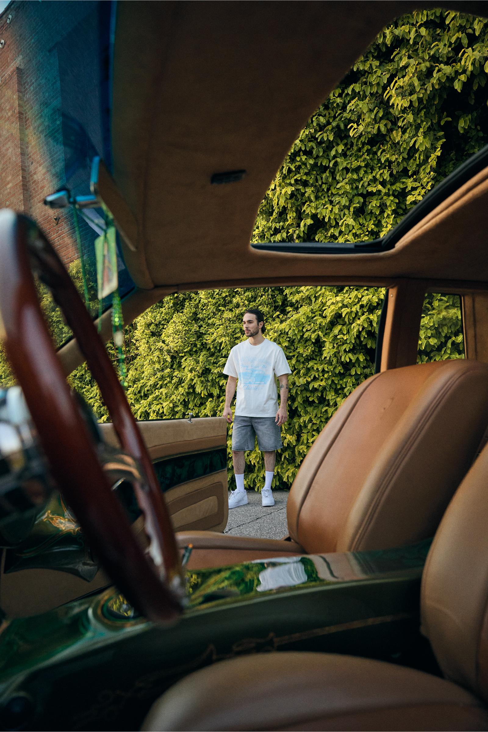 "Classic Is Back" Boxy Tee White