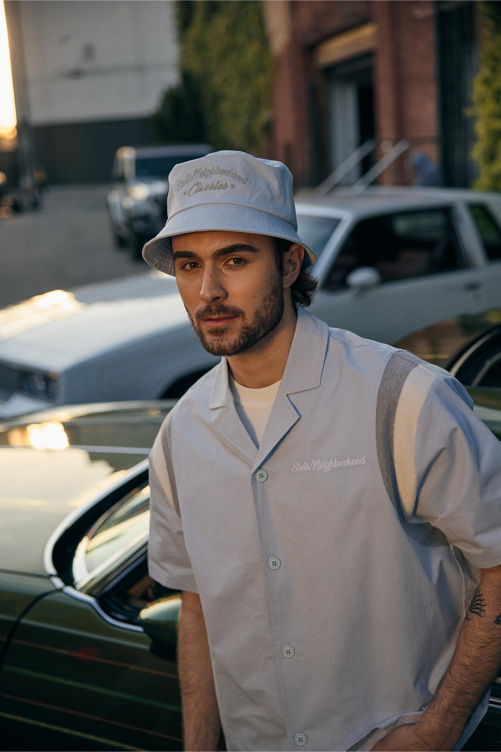 "In My Lane" Woven Shirt Blue