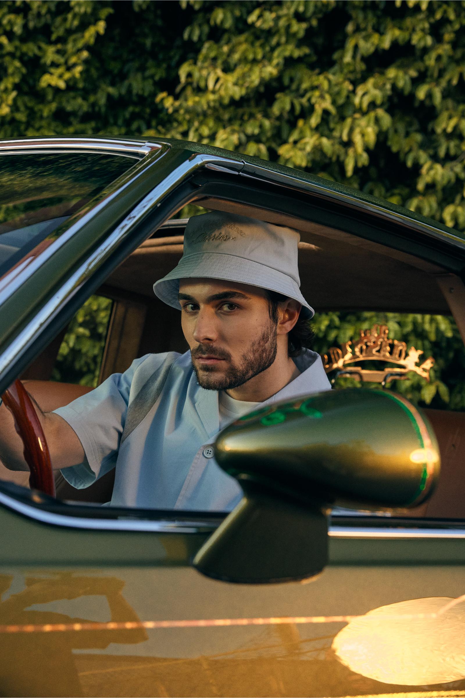 "In My Lane" Woven Shirt Blue