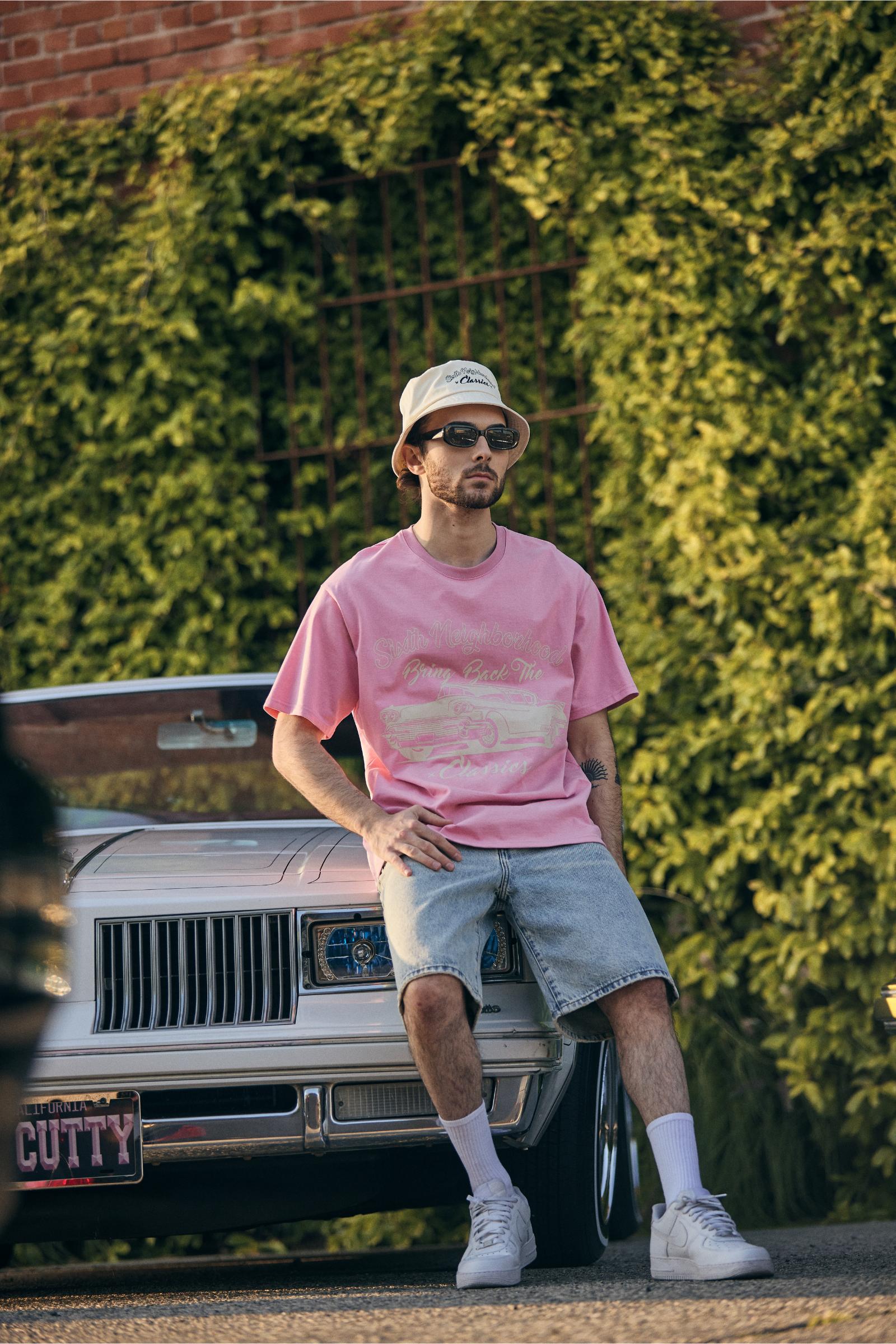 "Classic Is Back" Boxy Tee Pink