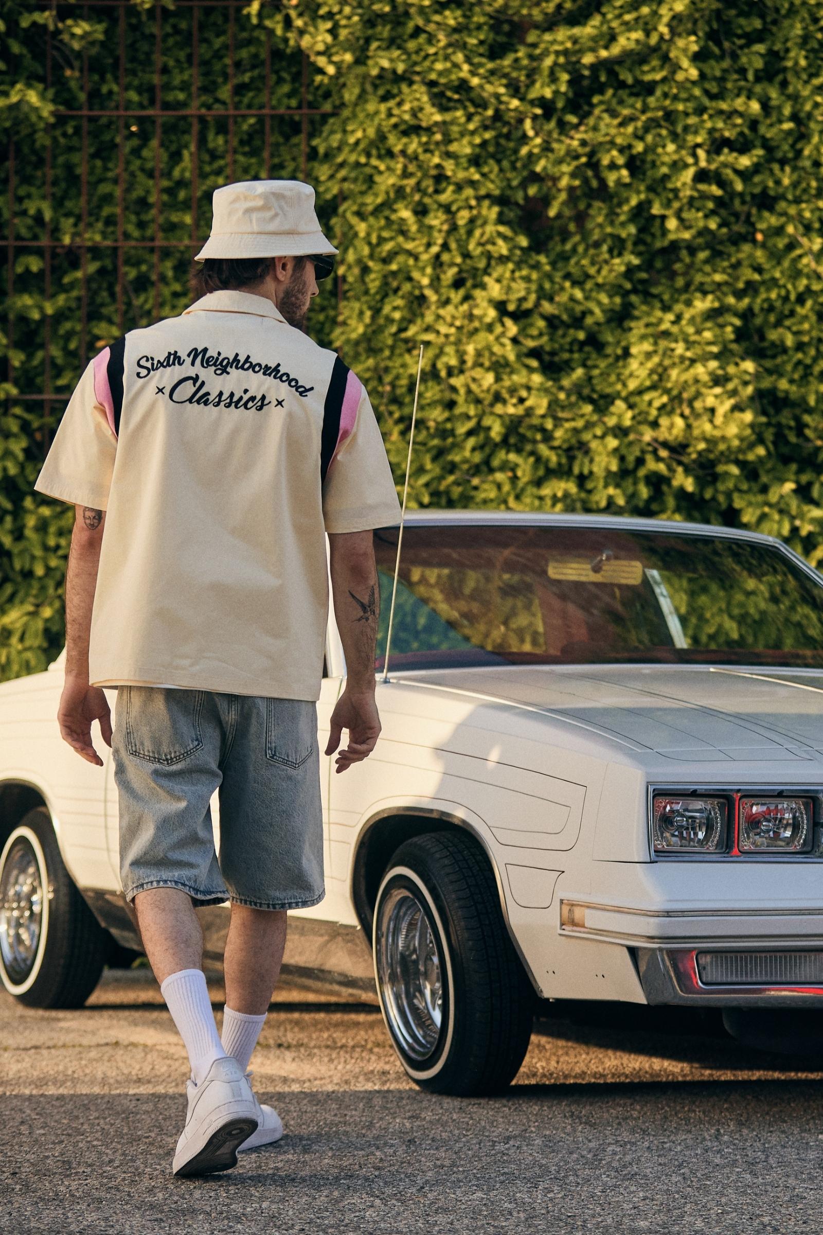 "In My Lane" Boxy Woven Shirt Cream