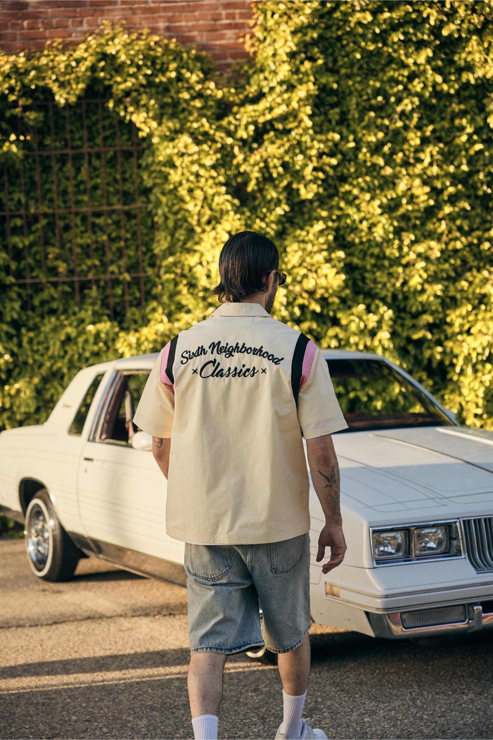 "In My Lane" Boxy Woven Shirt Cream