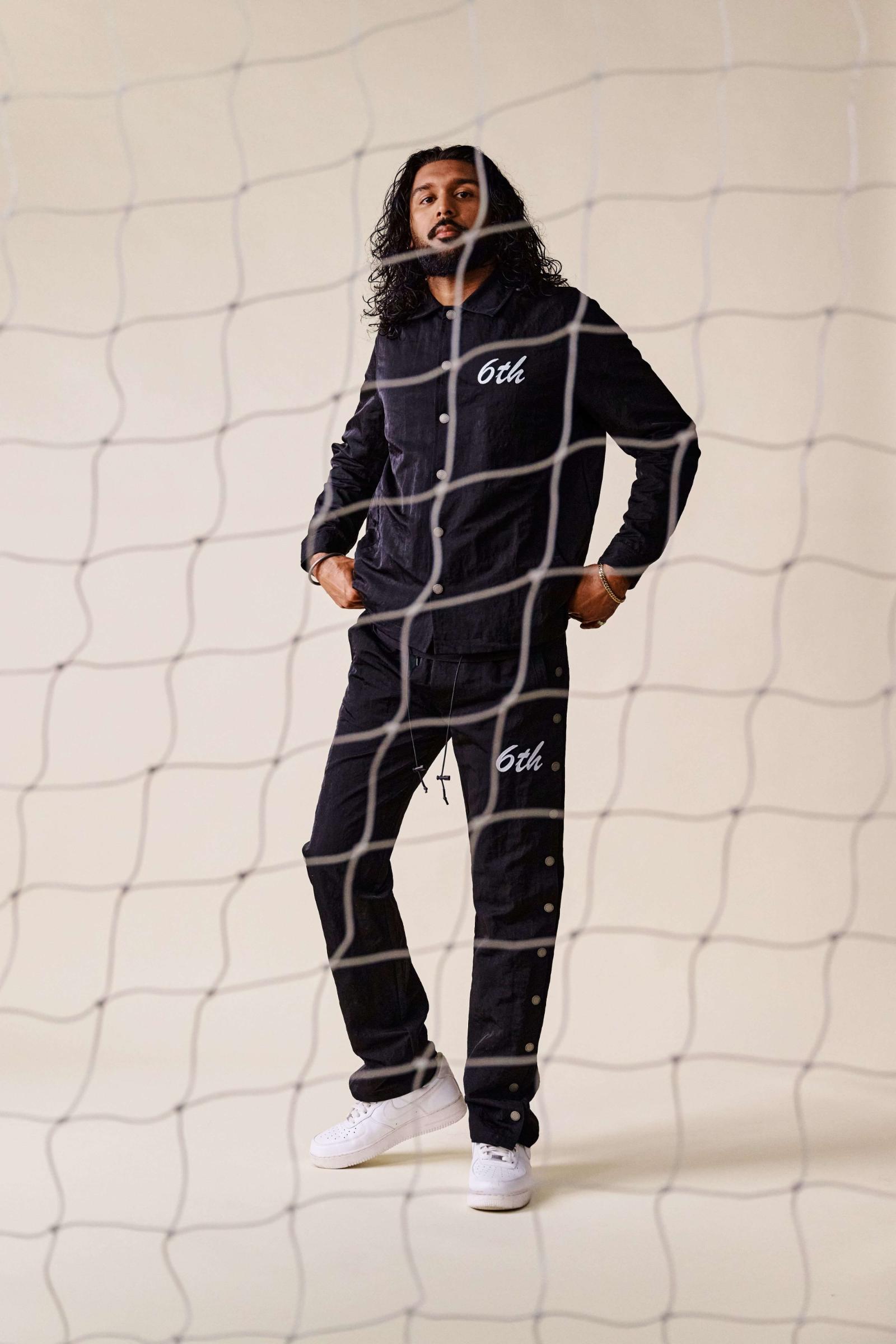 "Starter" Nylon Jacket Black