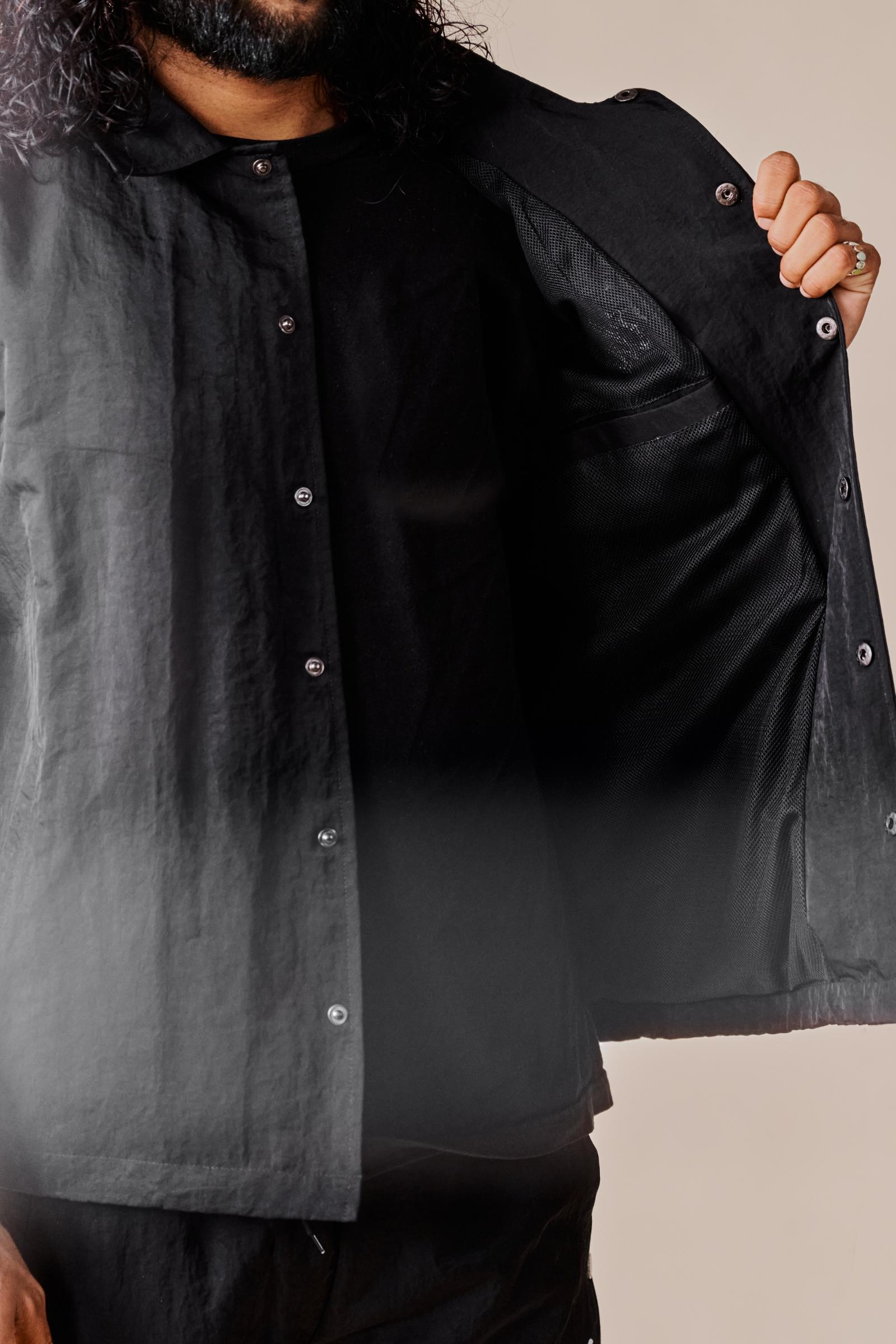 "Starter" Nylon Jacket Black