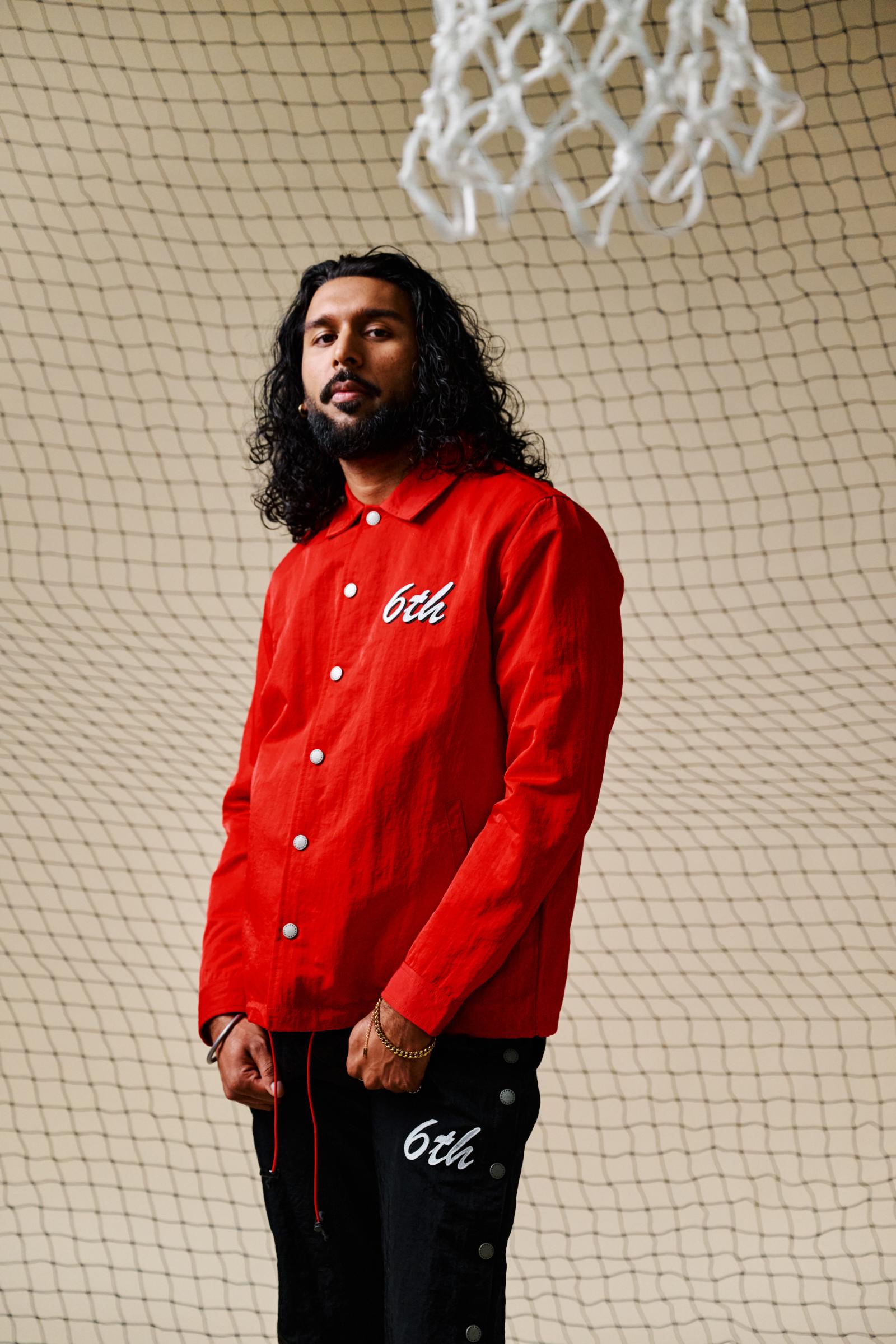 "Slippery" Nylon Jacket Black