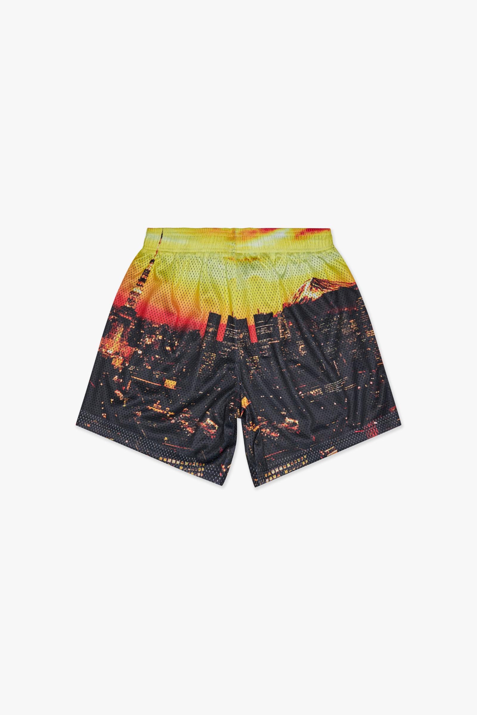 "TRY-OUTS" MESH SHORTS - ORG MULTI