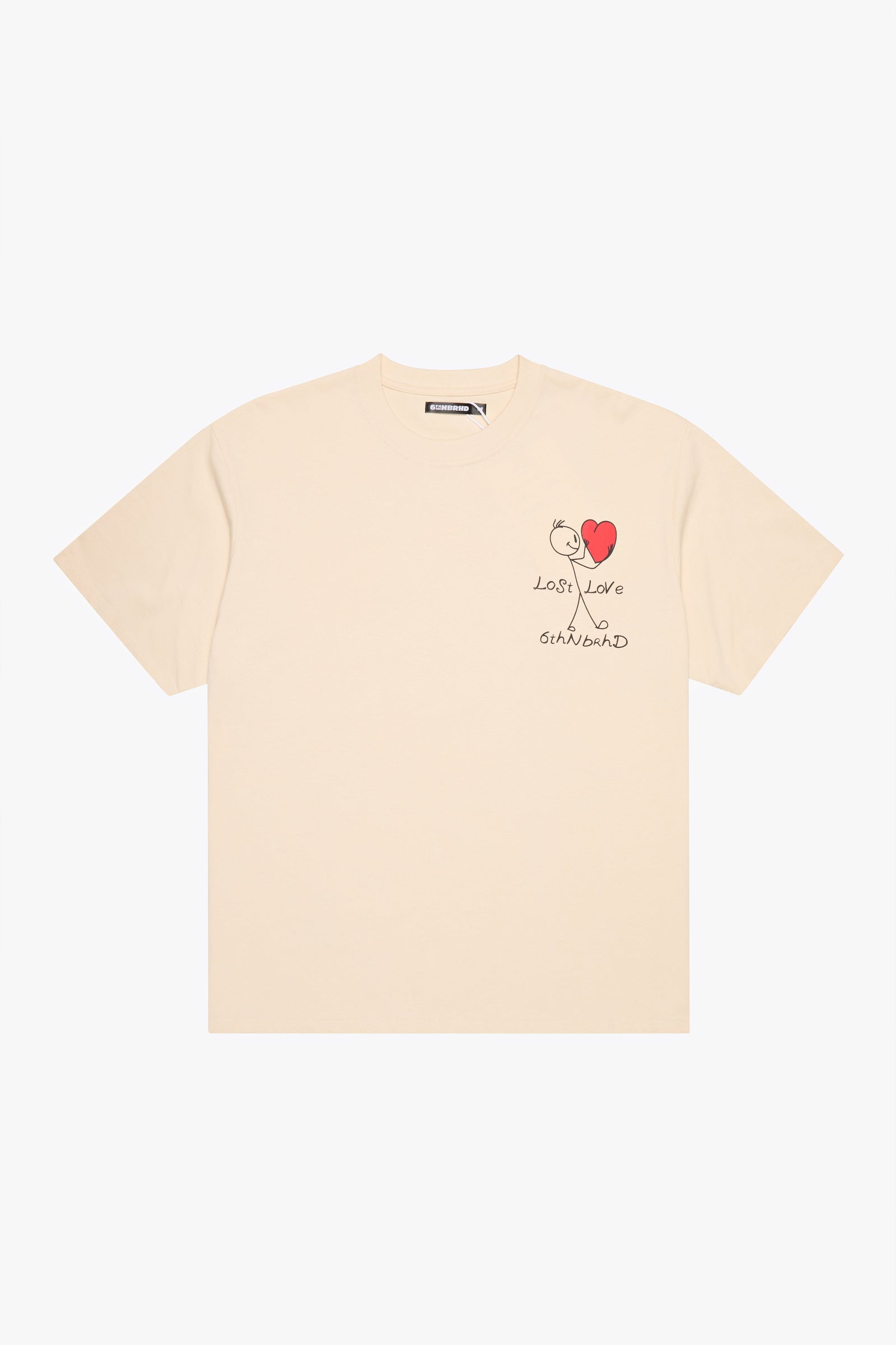"Yes/No" Graphic Tee Cream