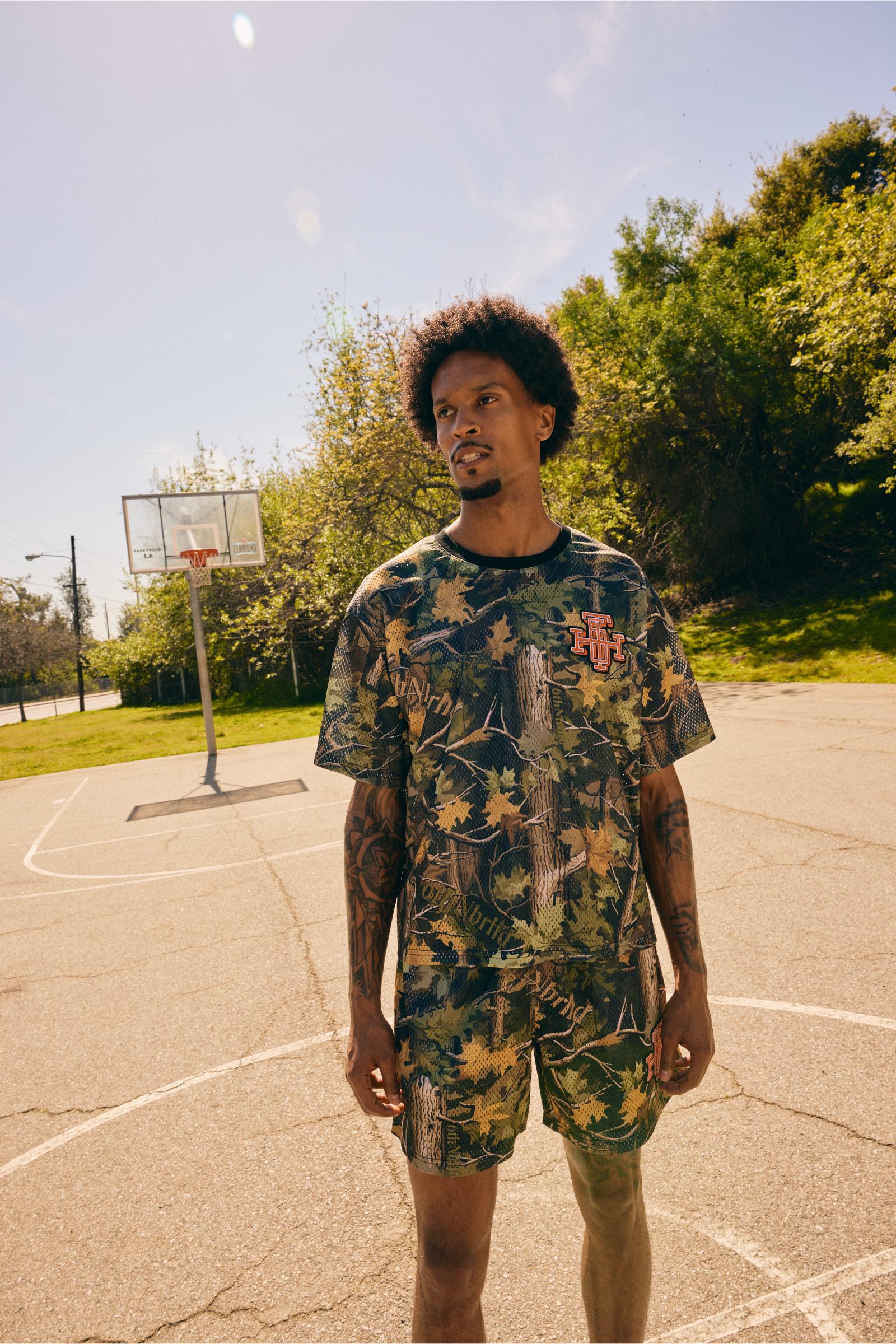 "Scrimmage" Box-Fit Mesh Tee Camo