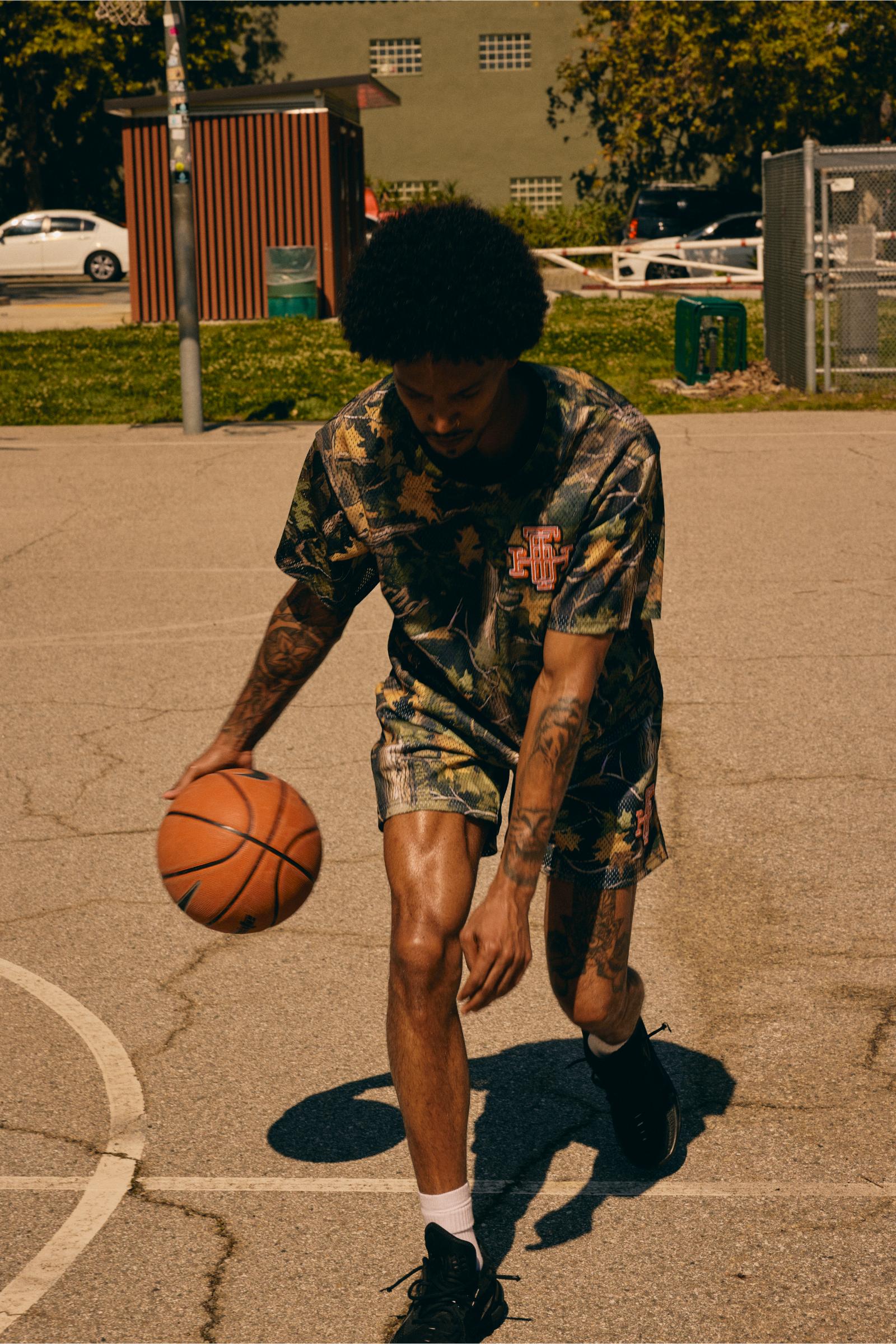 "Scrimmage" Box-Fit Mesh Tee Camo