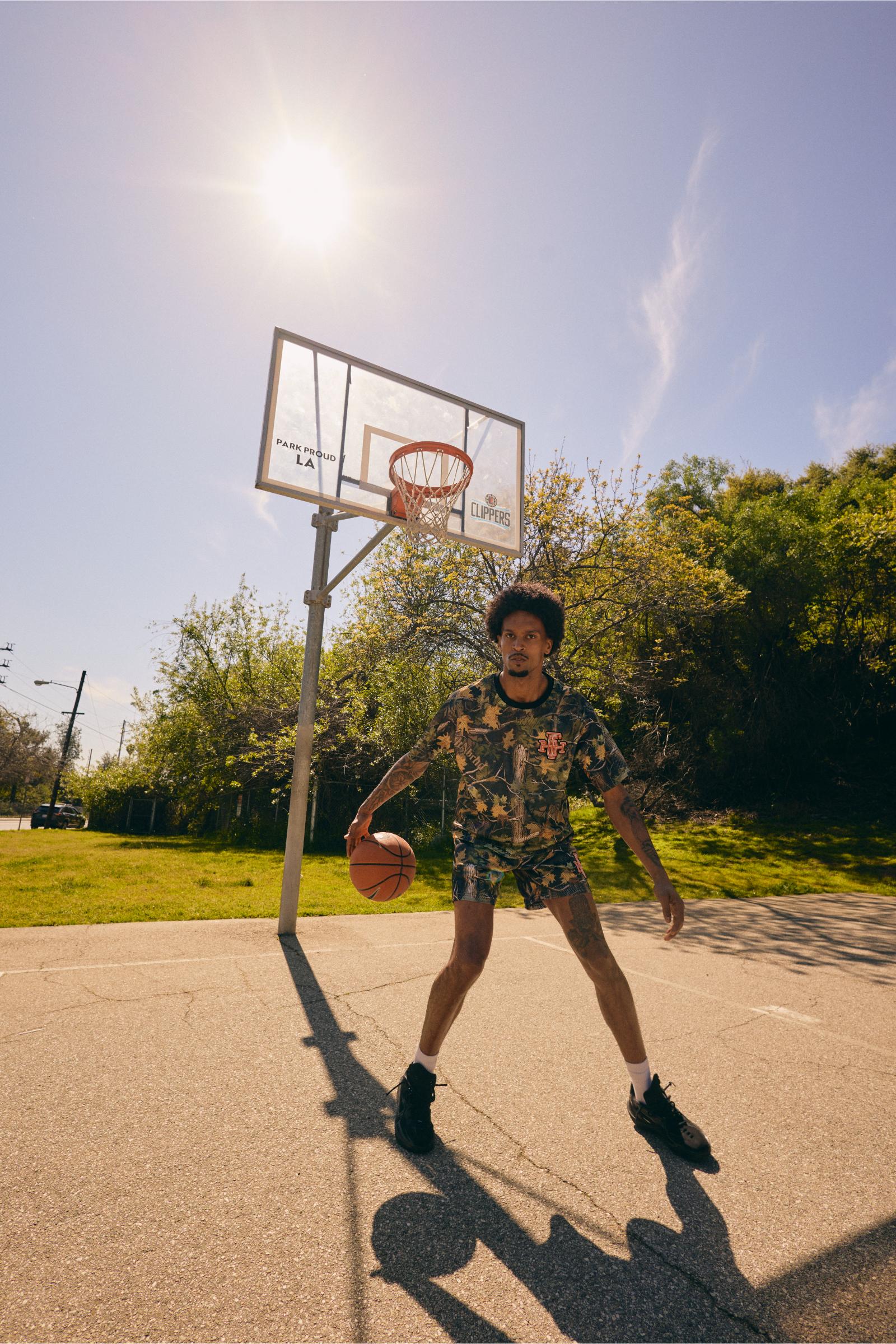 "Try-Outs" Relaxed Mesh Shorts Camo