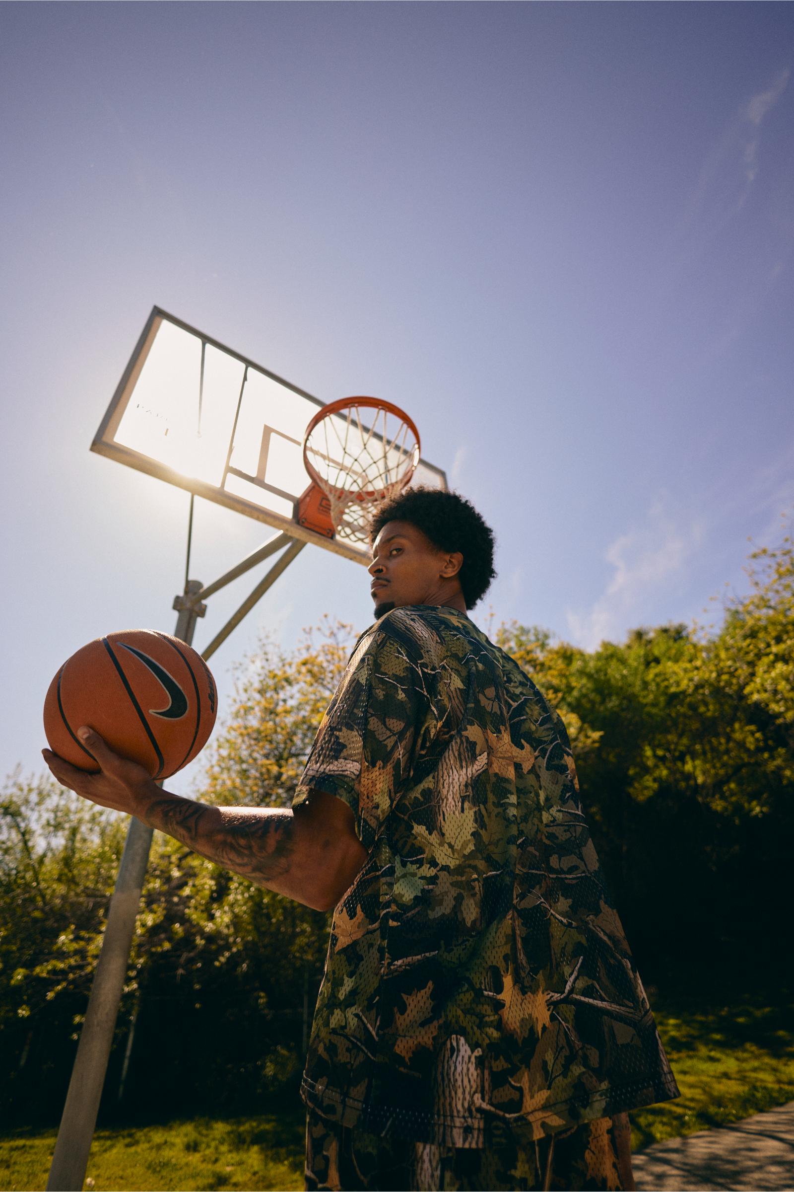 "Scrimmage" Box-Fit Mesh Tee Camo