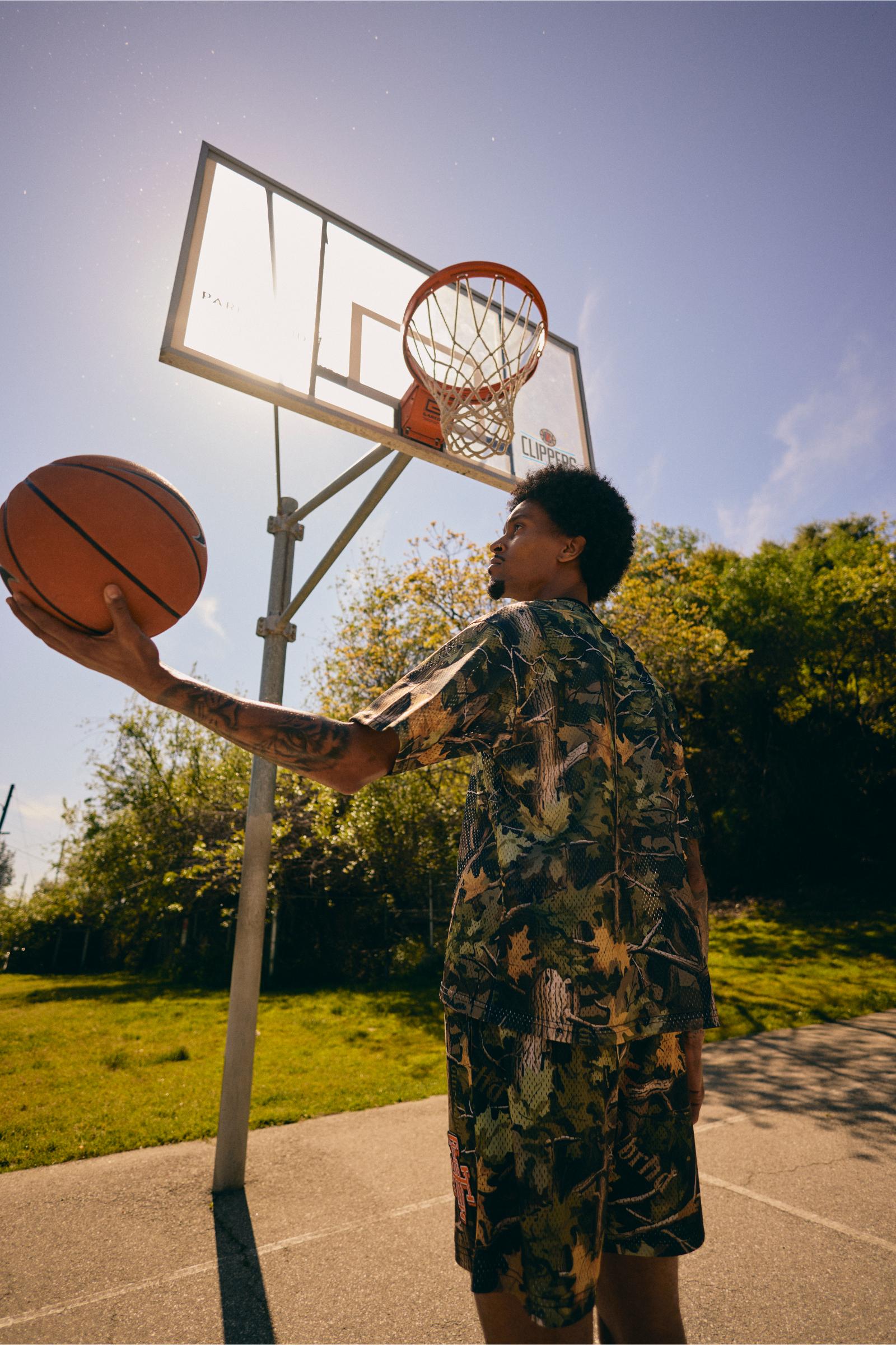 "Scrimmage" Box-Fit Mesh Tee Camo
