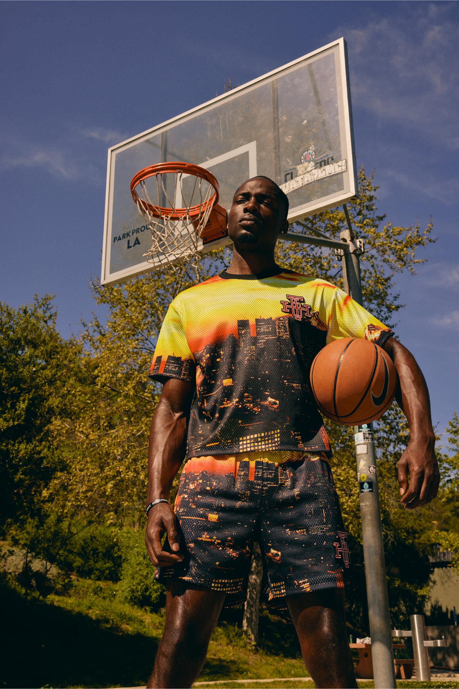 "Scrimmage" Box-Fit Mesh Tee Orange
