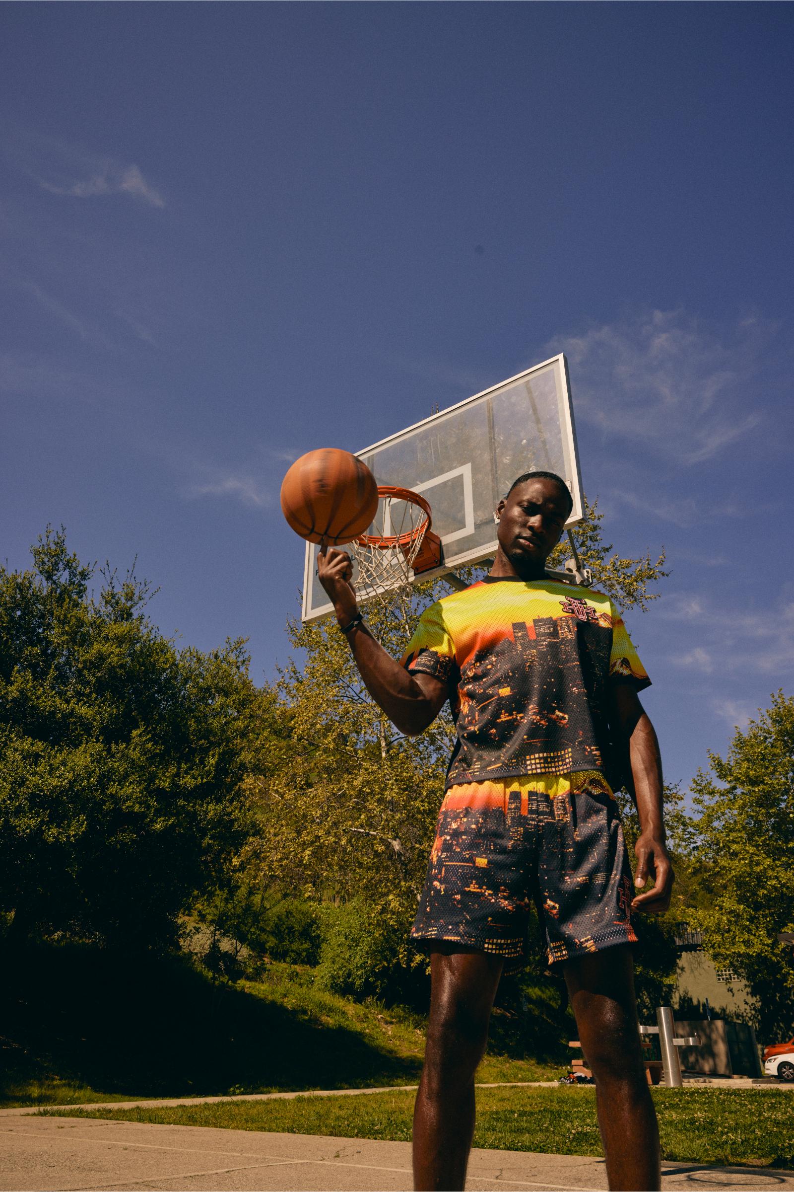 "Scrimmage" Box-Fit Mesh Tee Orange