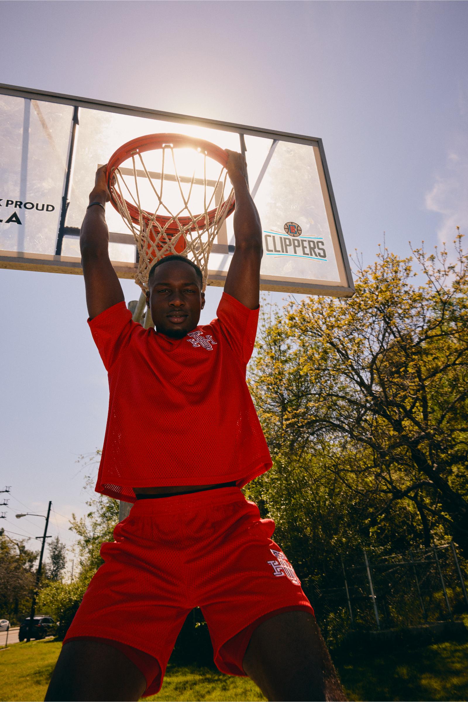 "Scrimmage" Box-Fit Mesh Tee Red