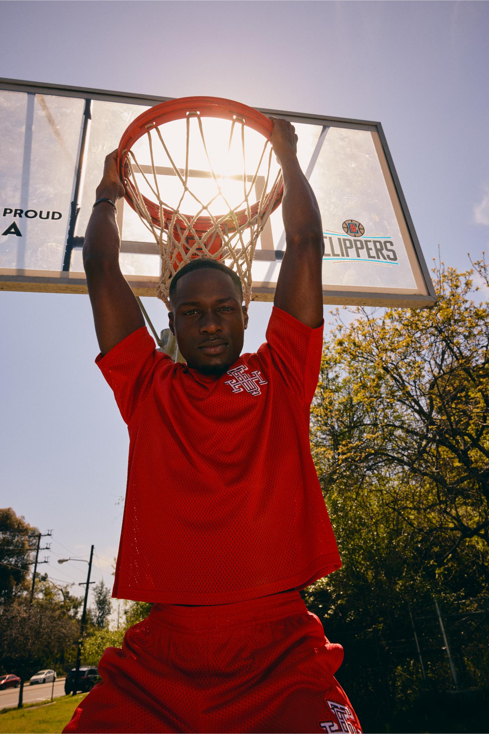 "Scrimmage" Box-Fit Mesh Tee Red