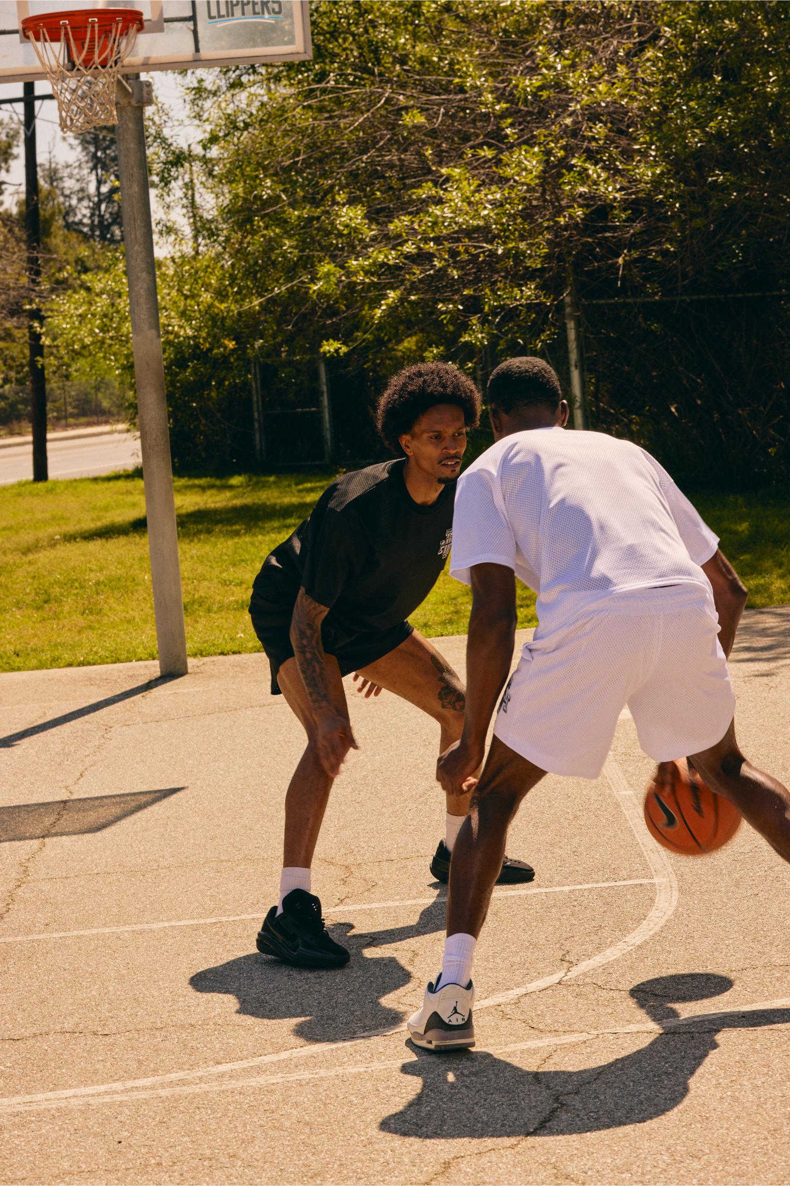 "Scrimmage" Box-Fit Tee Black