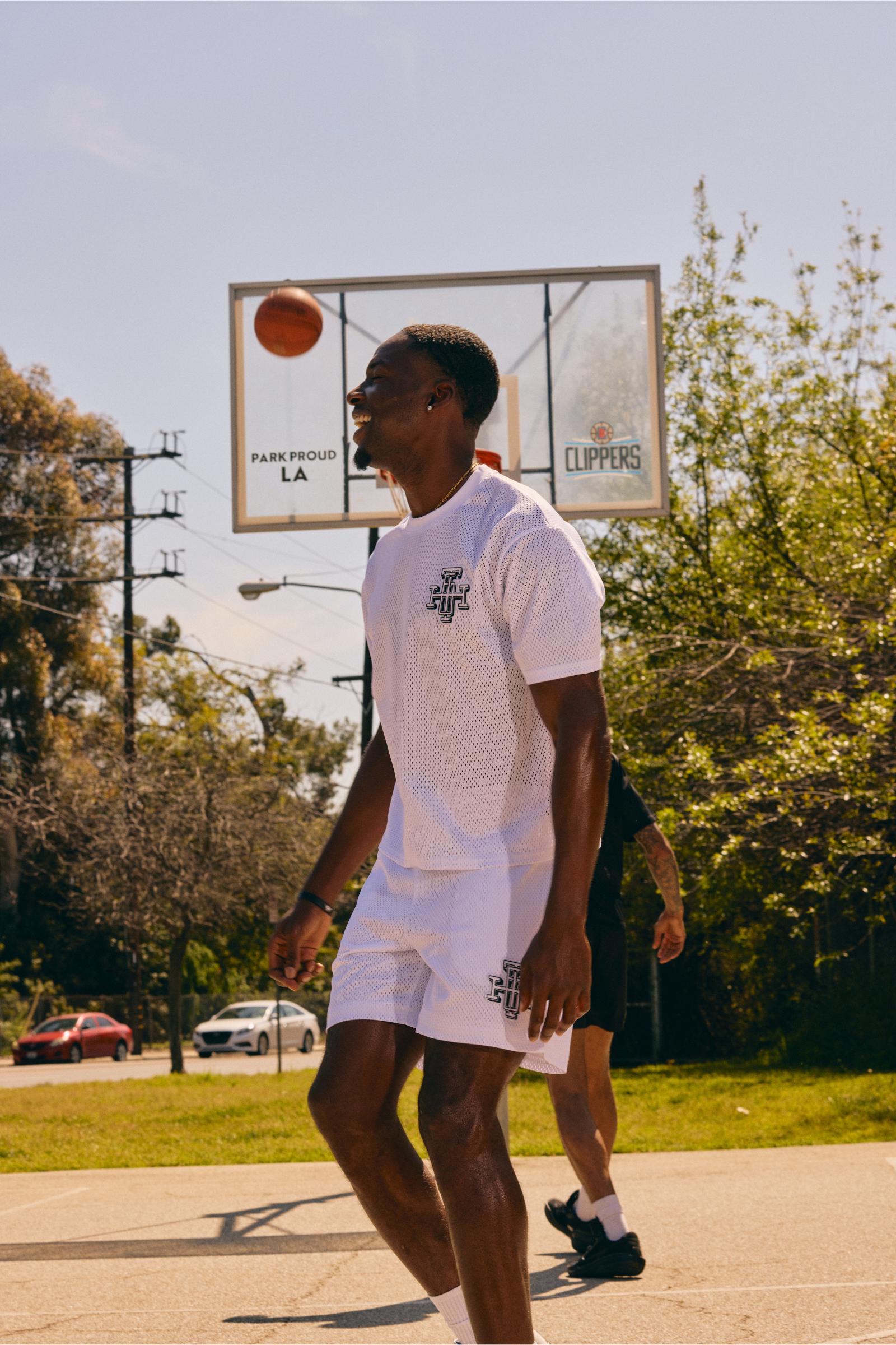 "Scrimmage" Box-Fit Tee White