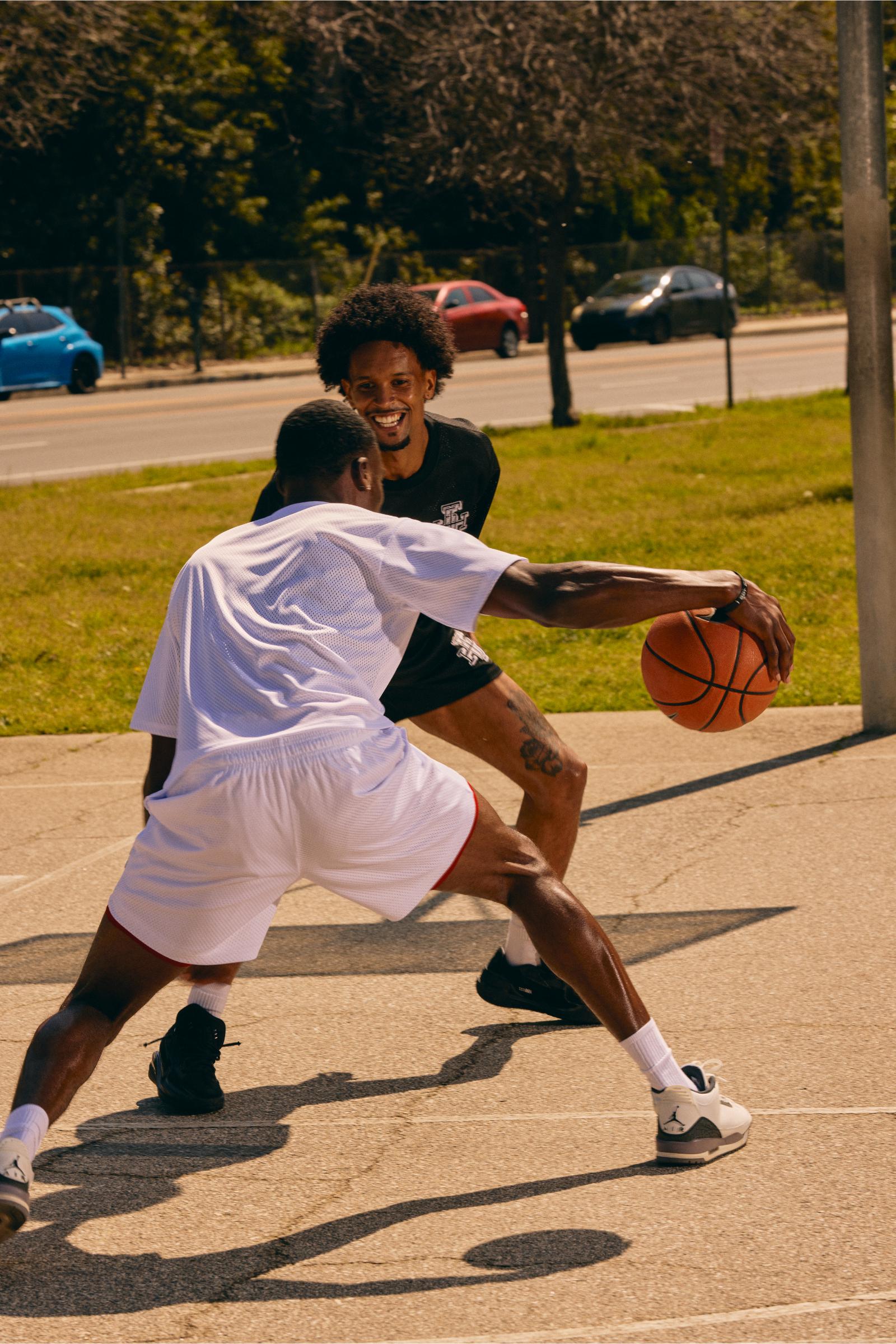 "Scrimmage" Box-Fit Tee White