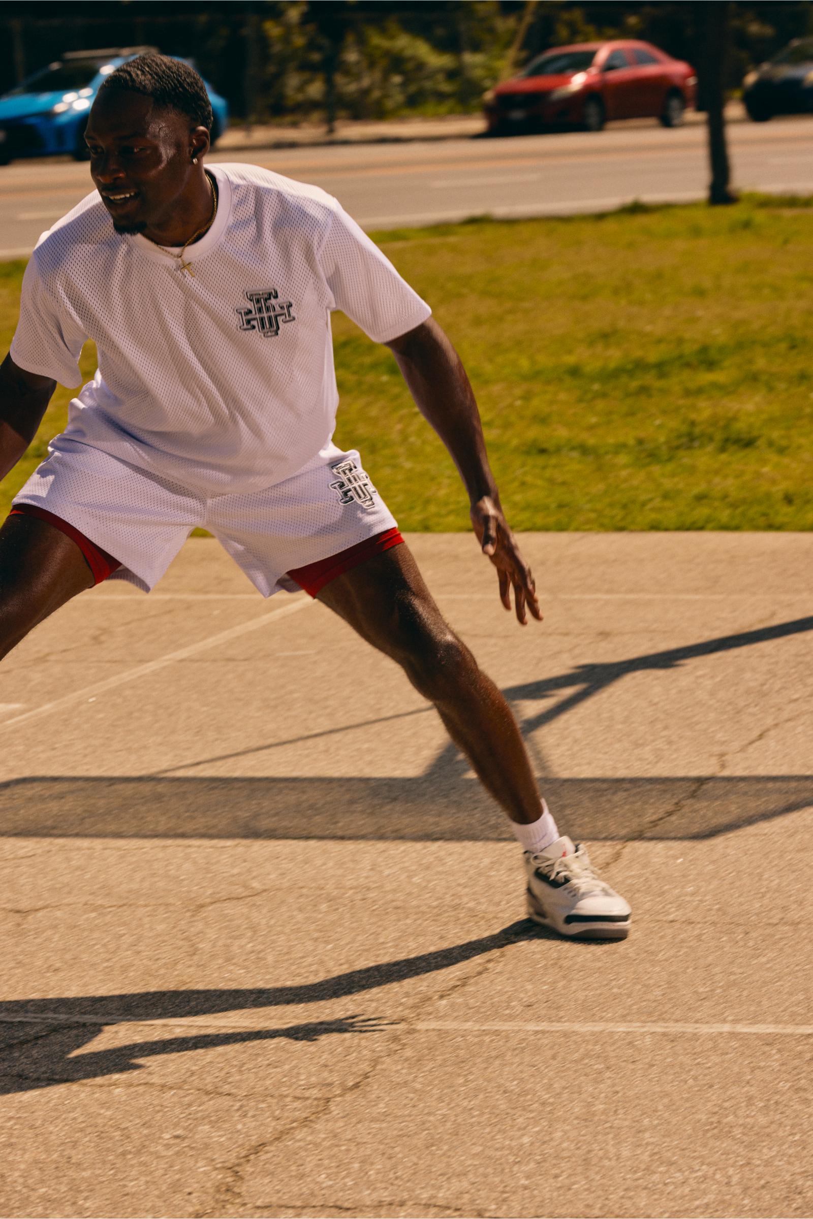 "Scrimmage" Box-Fit Tee White