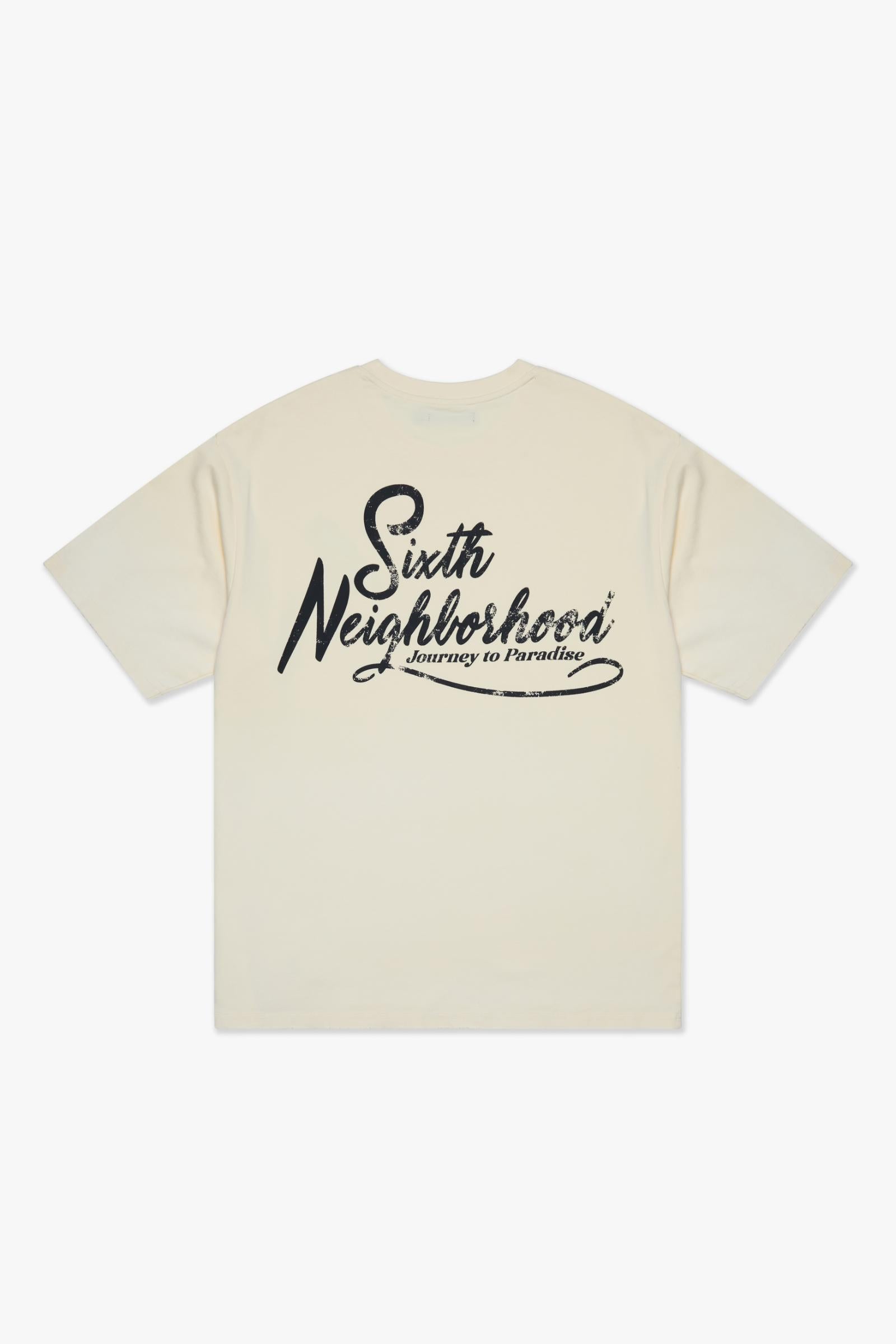 "Paradise" Relaxed Tee Cream