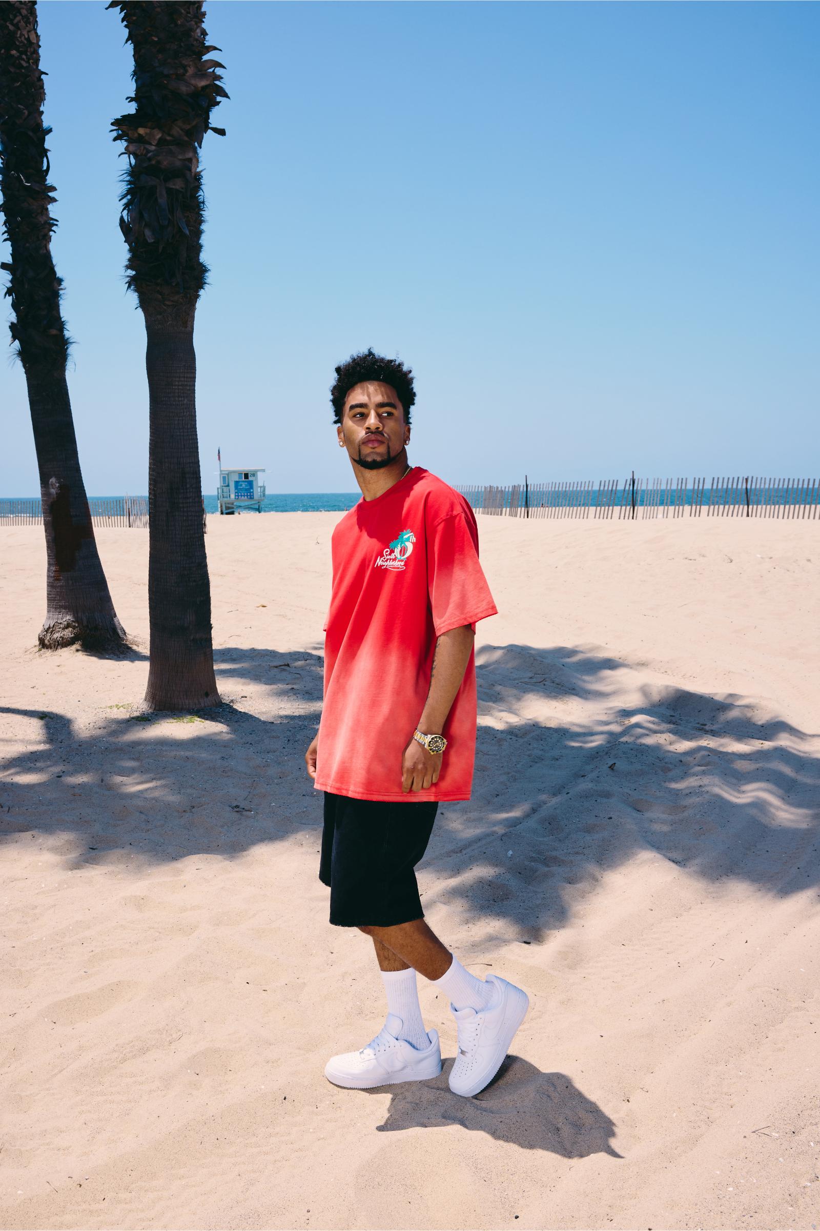 "Tides" Denim Shorts Black