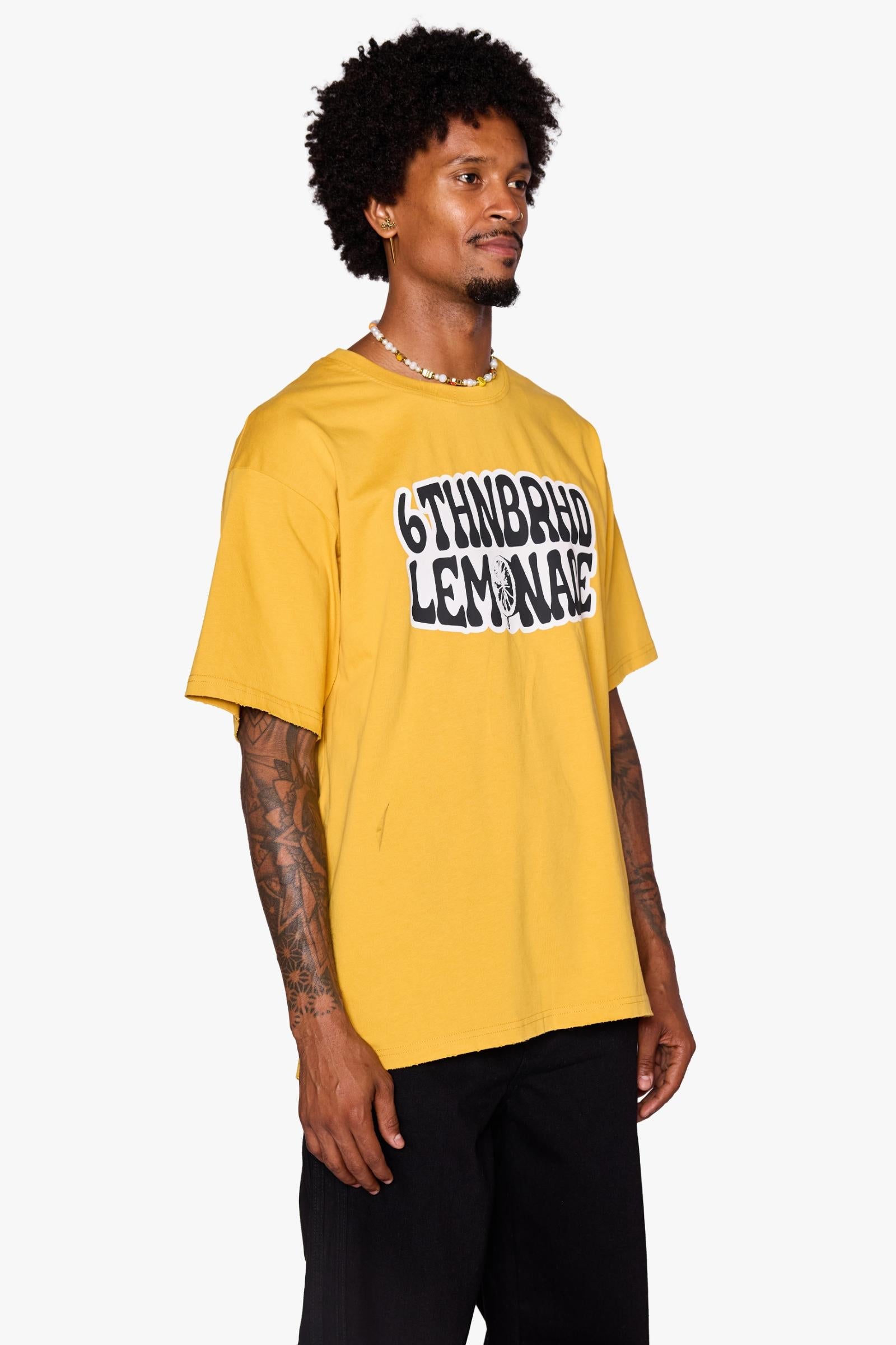 "Lemonhead" Graphic Tee Yellow
