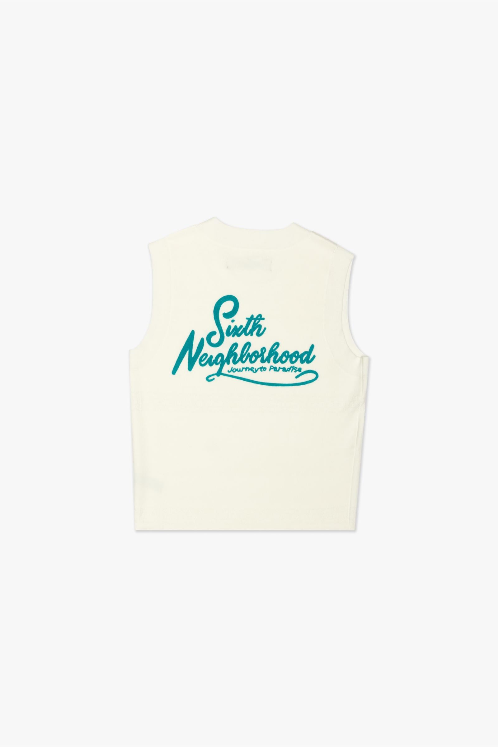 "Reef" Boxy Vest Cream