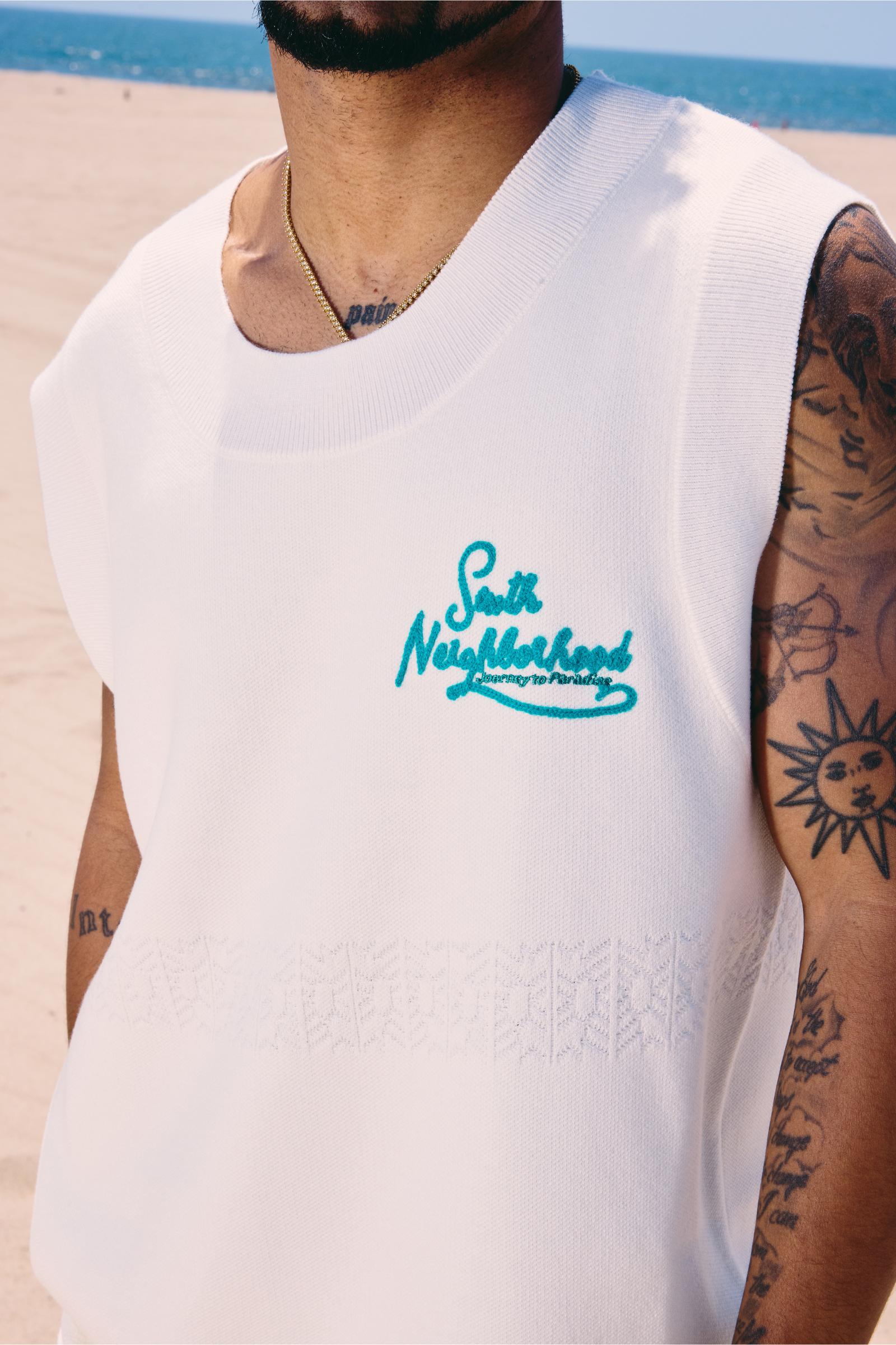 "Reef" Boxy Vest Cream