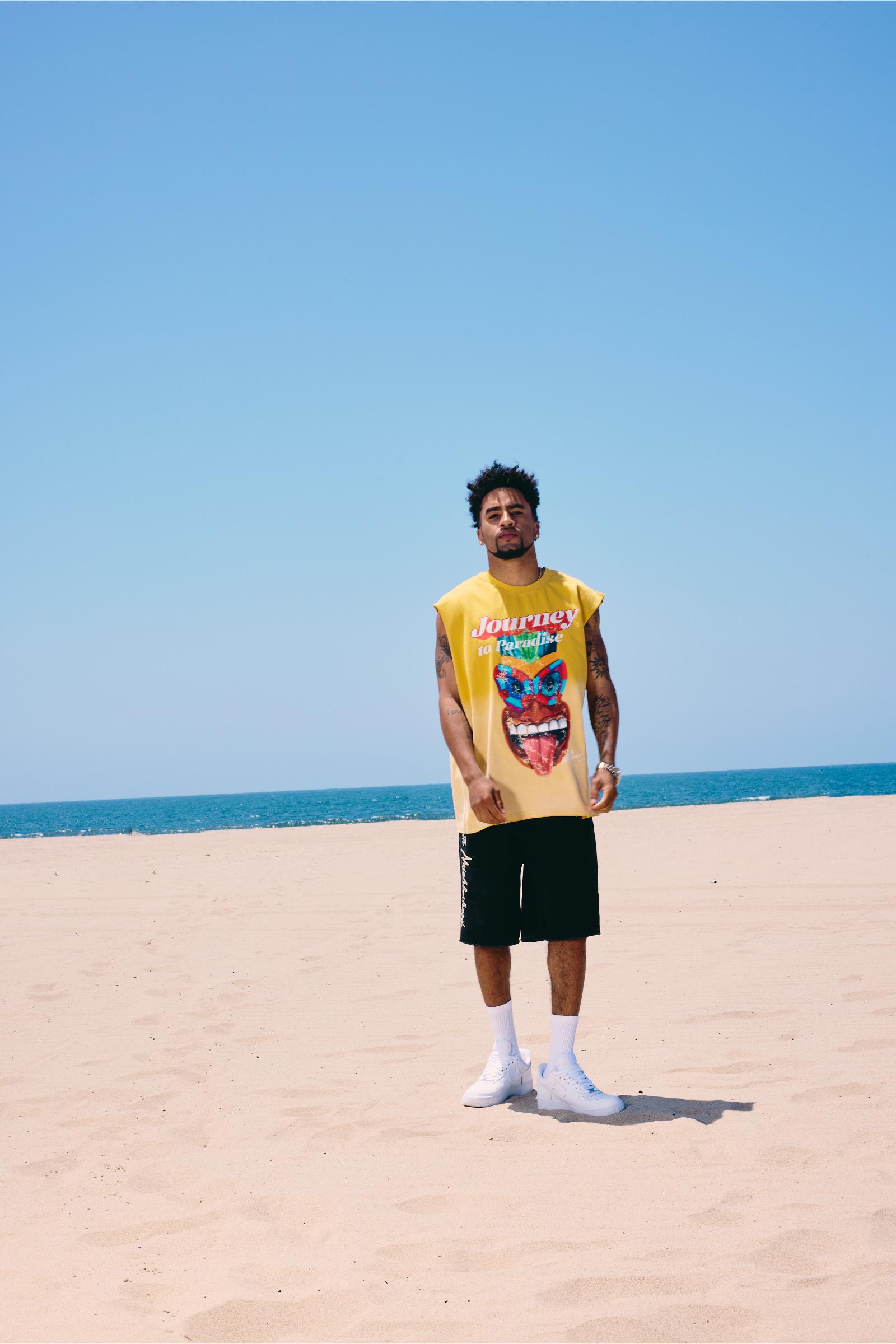 "Tides" Denim Shorts Black