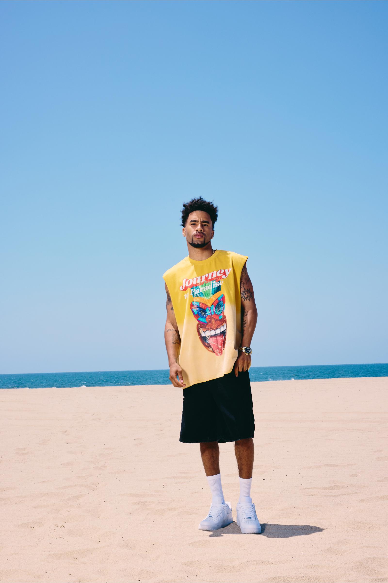 "Tides" Denim Shorts Black