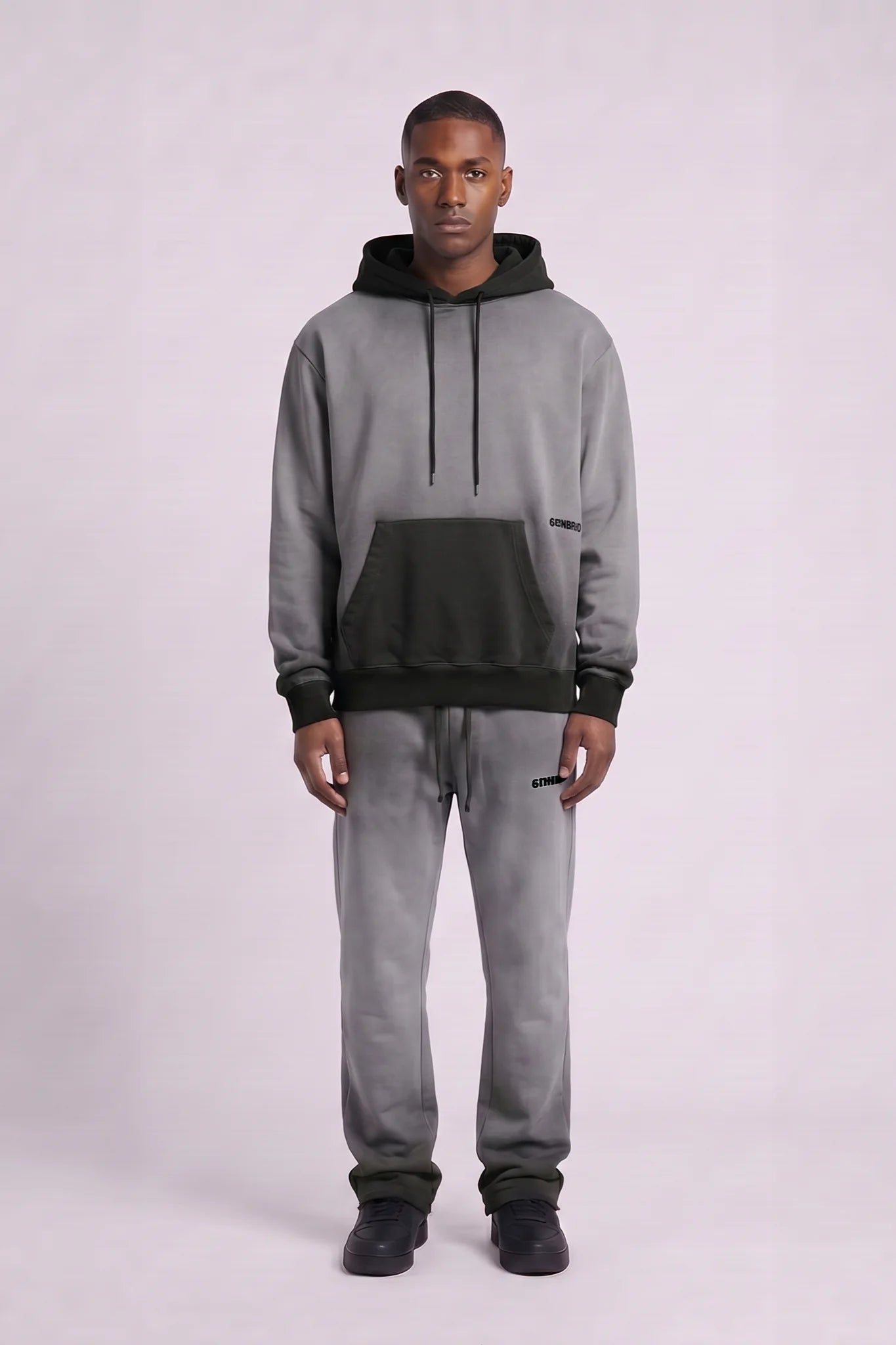 "Esntl 2.0" Pullover Hoodie Vintage Black