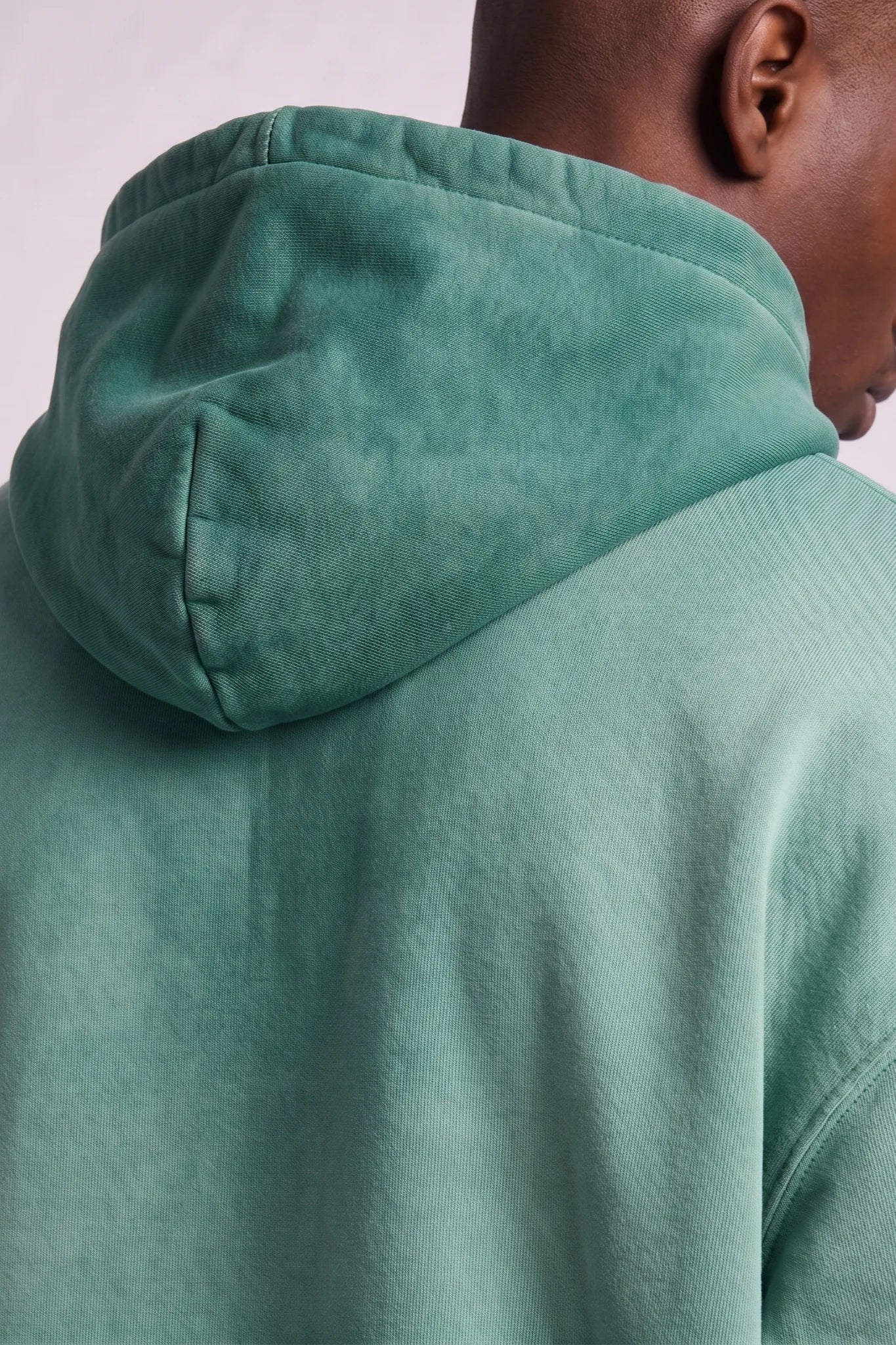 "Esntl 2.0" Relaxed Hoodie Vintage Green