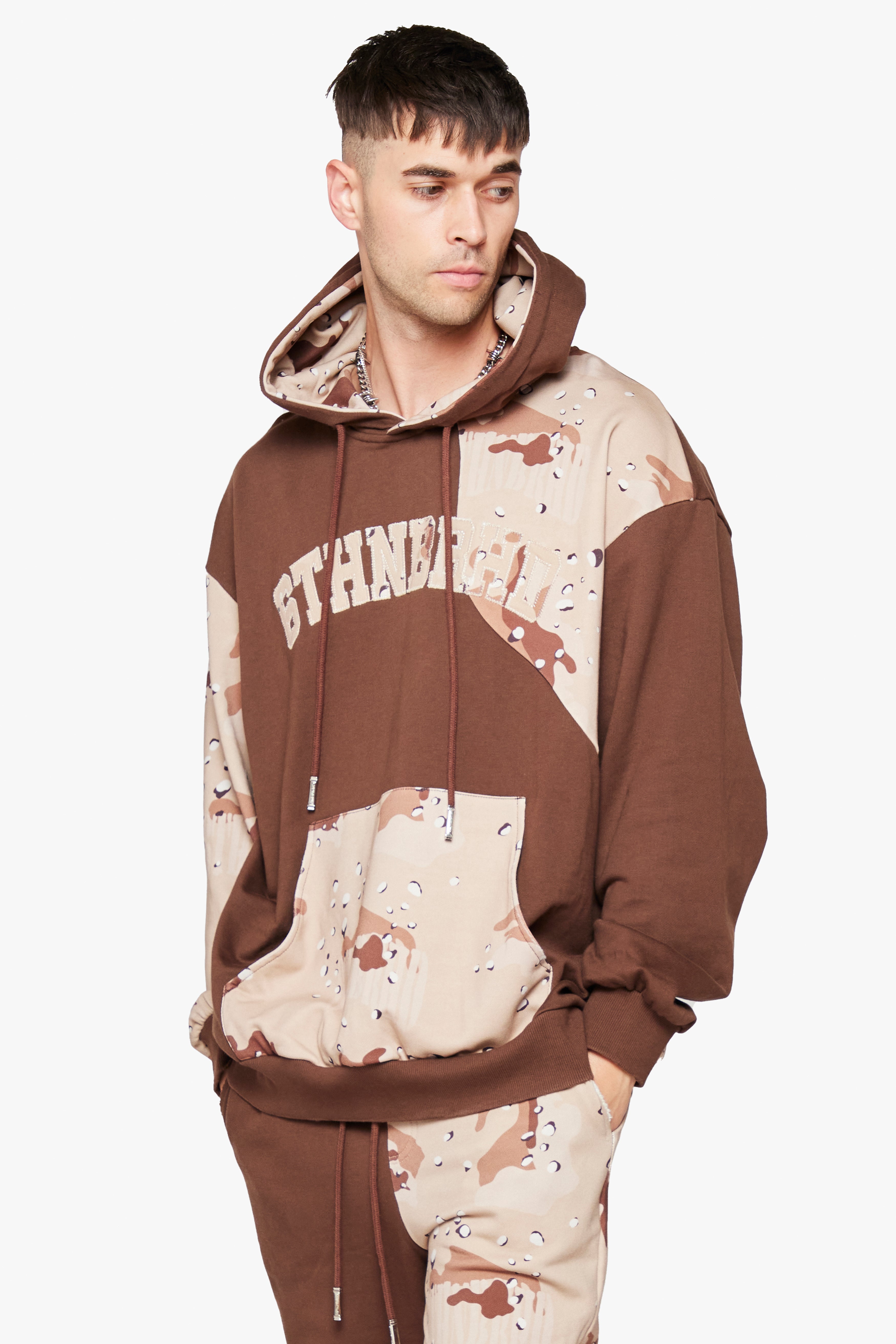 "Fort" Pullover Hoodie Desert Camo