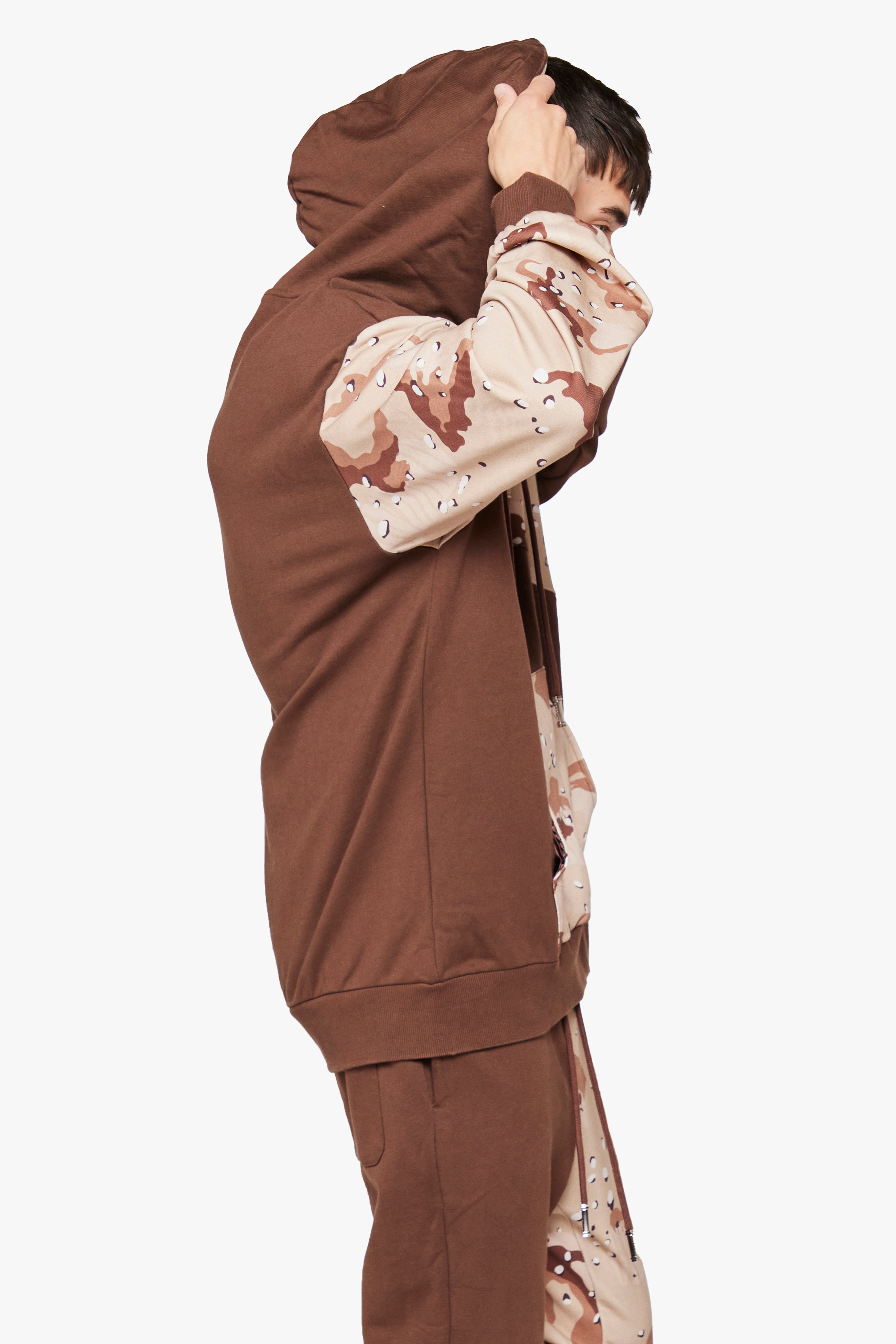 "Fort" Pullover Hoodie Desert Camo