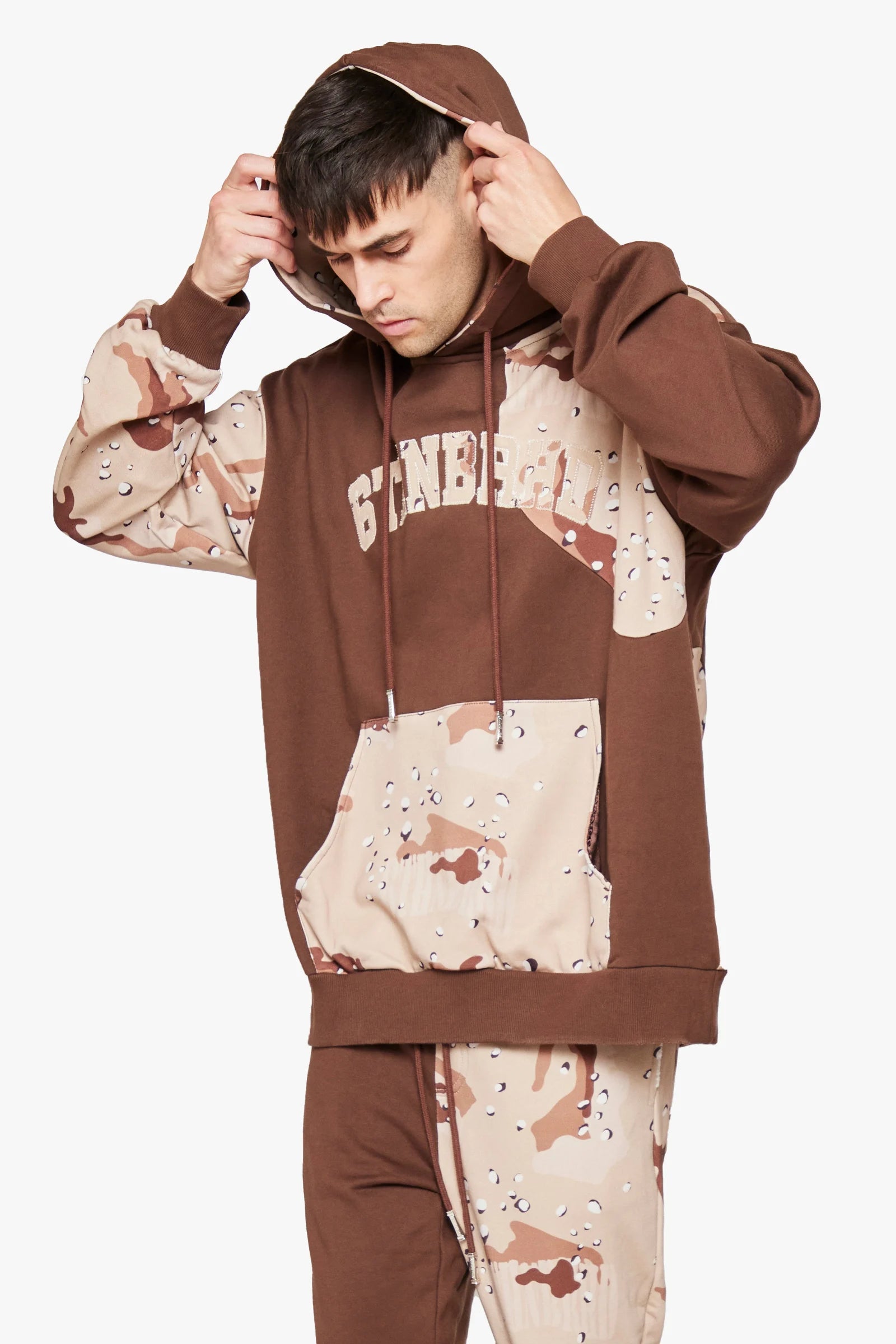"Fort" Pullover Hoodie Desert Camo