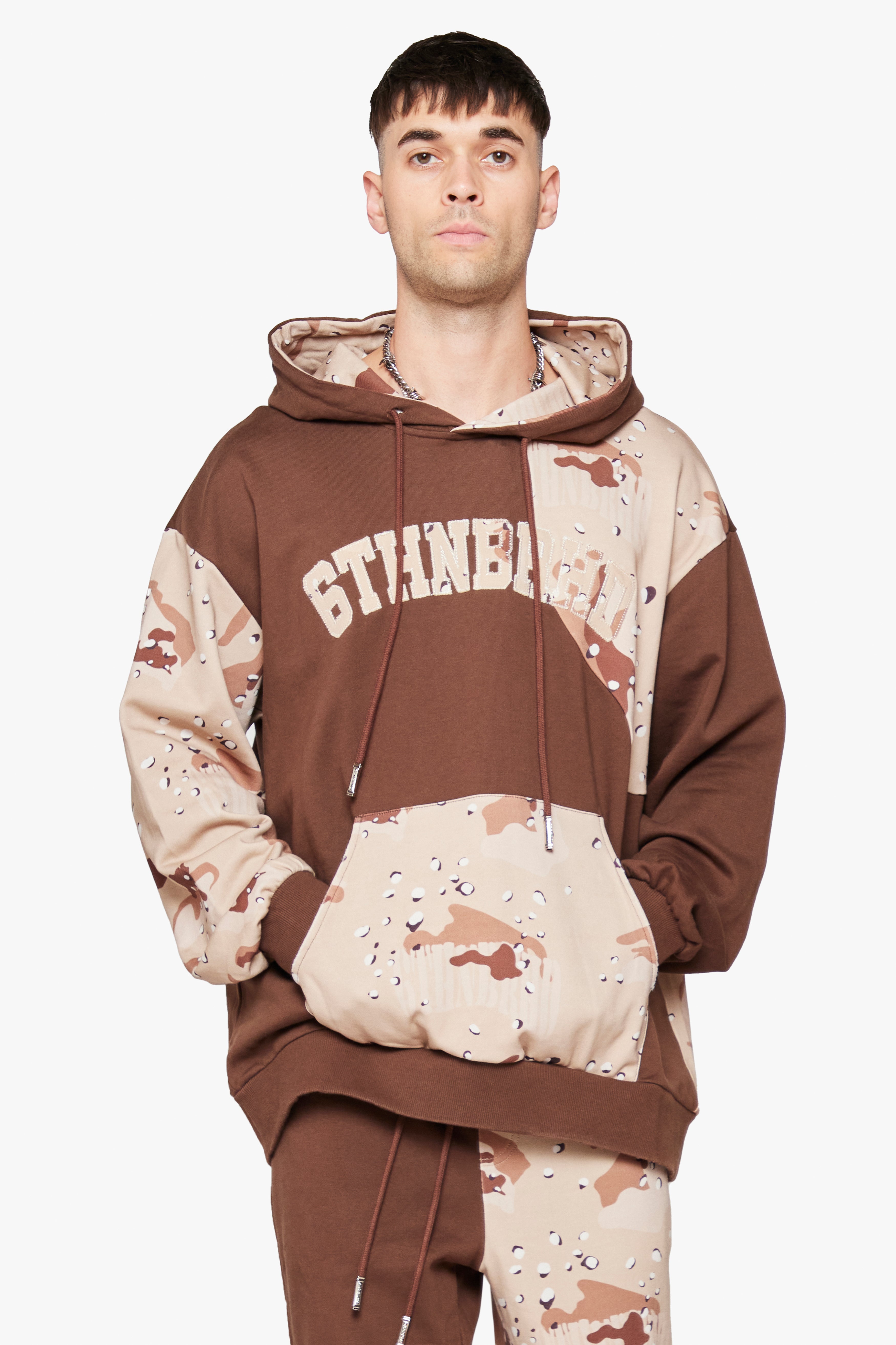 "Fort" Pullover Hoodie Desert Camo